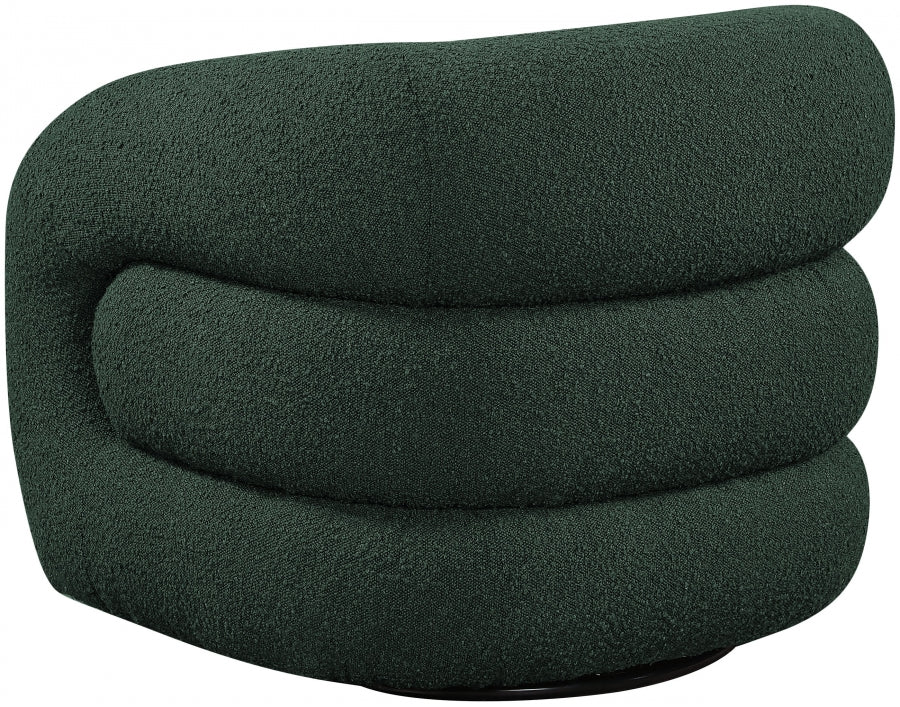 Roxbury Boucle Fabric Upholstered Swivel Accent Chair - Image 23
