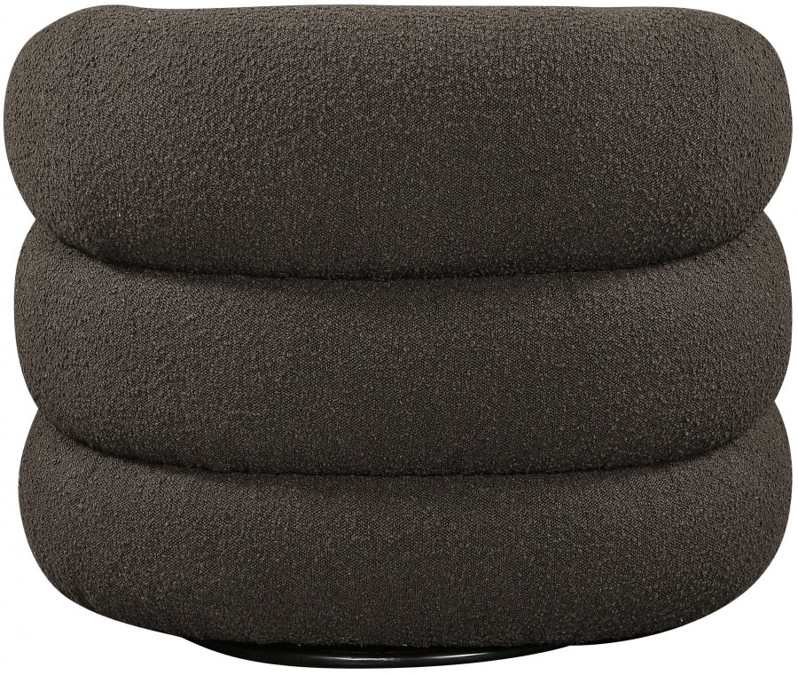 Roxbury Boucle Fabric Upholstered Swivel Accent Chair - Image 30