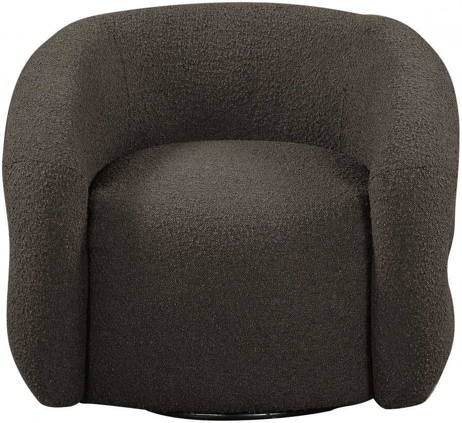 Roxbury Boucle Fabric Upholstered Swivel Accent Chair - Image 31