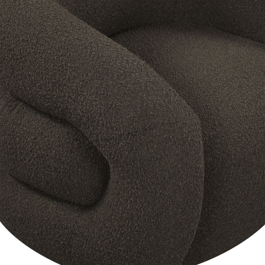 Roxbury Boucle Fabric Upholstered Swivel Accent Chair - Image 34