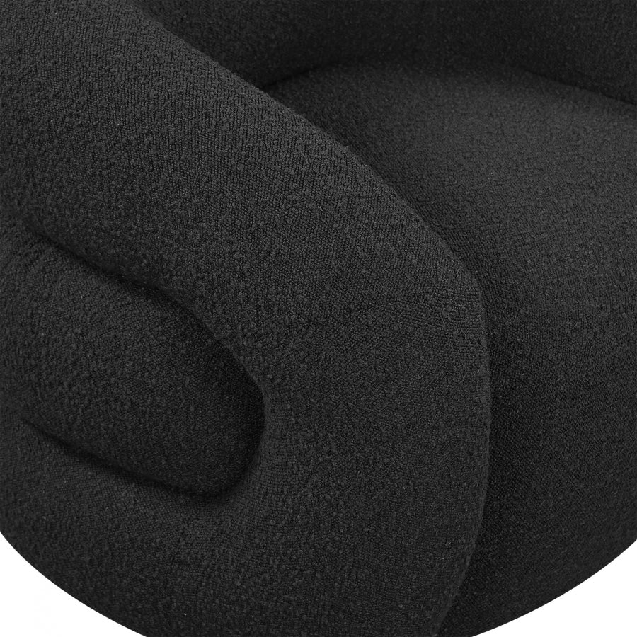 Roxbury Boucle Fabric Upholstered Swivel Accent Chair - Image 7