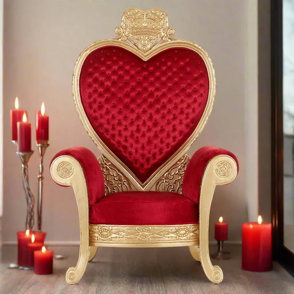Royal Valentine Party Throne Chair - Image 13