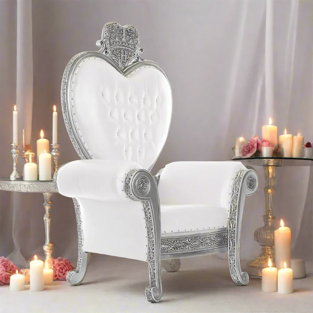 Royal Valentine Party Throne Chair - Image 4