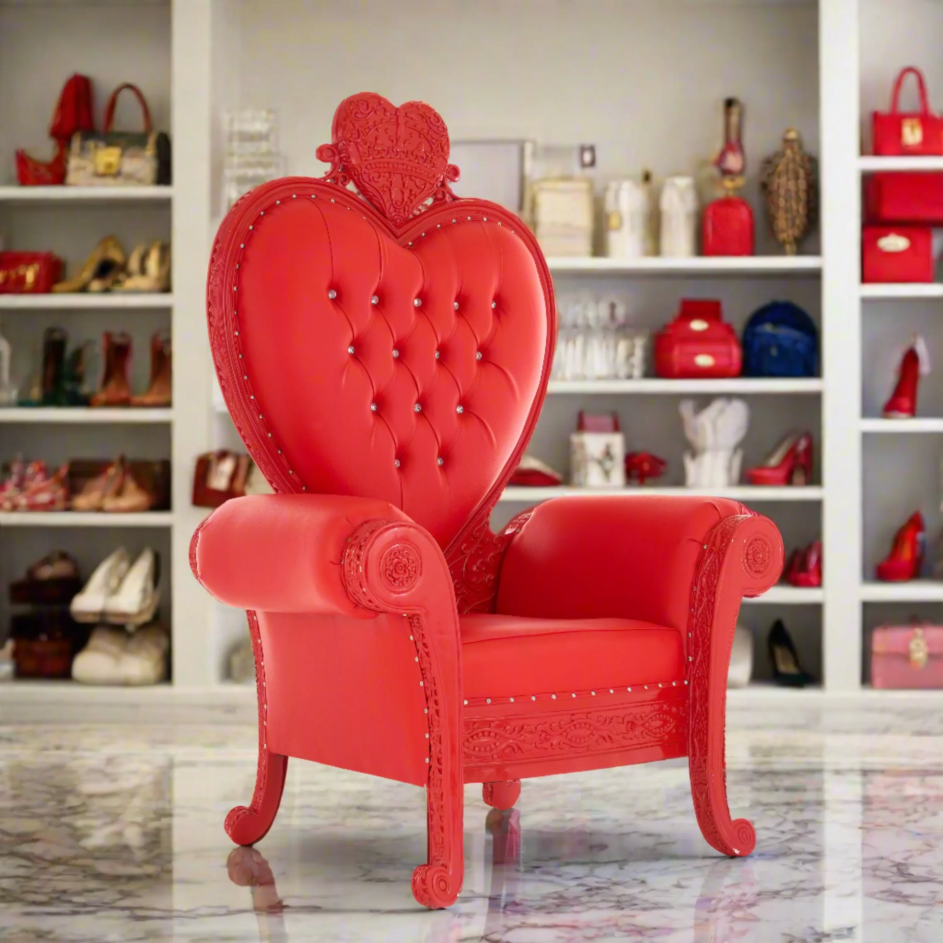 Royal Valentine Party Throne Chair - Image 8