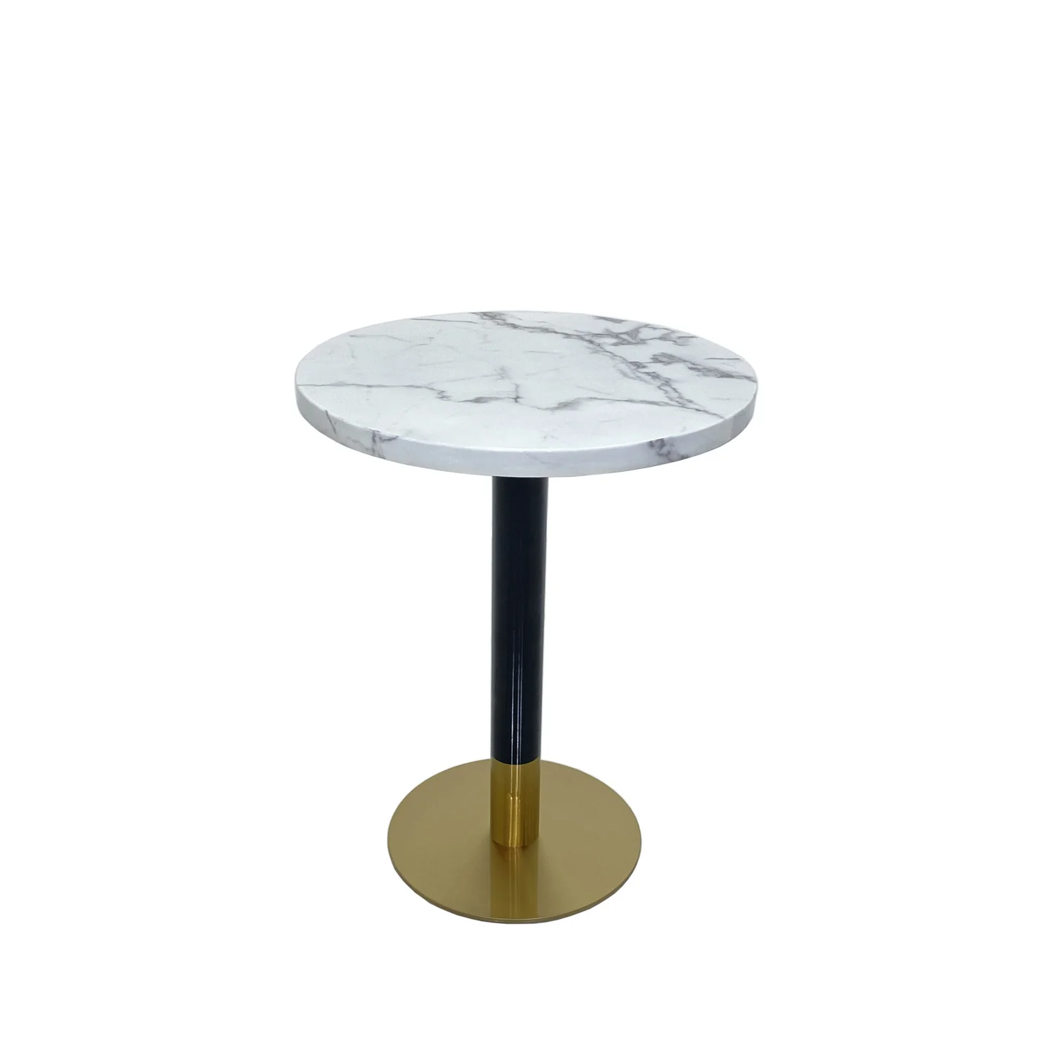 Orbit Continental Tea Height Round Table - Stone Top - Image 3