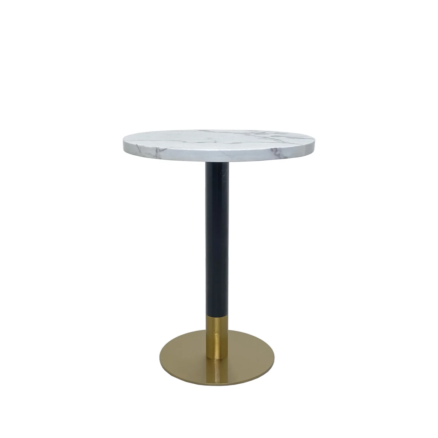 Orbit Continental Tea Height Round Table - Stone Top - Image 8