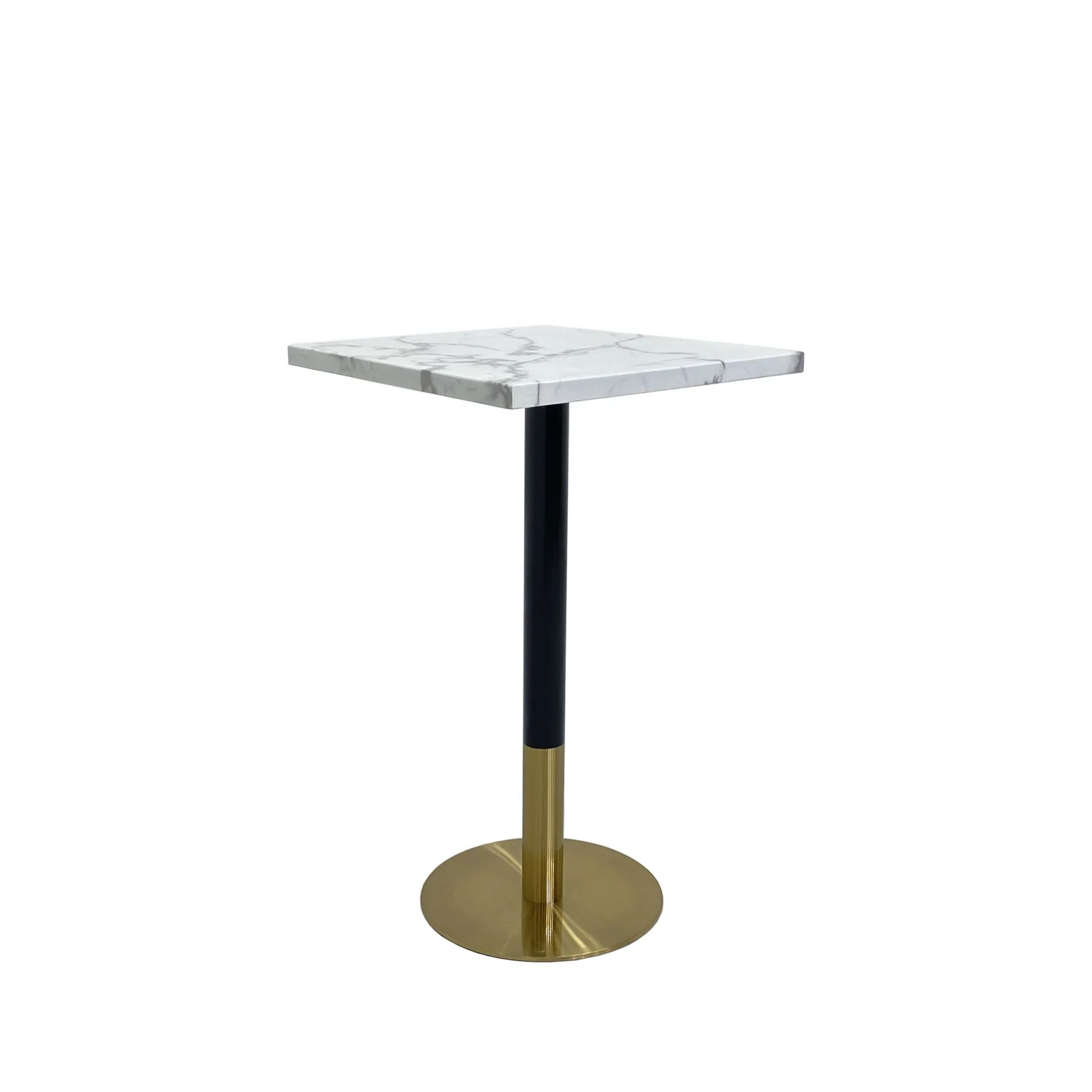 Ruby Square Dining Table (Black Pole) - Image 4