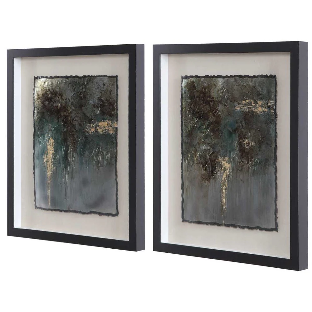 Rustic Patina Framed Prints, S/2 - Image 5