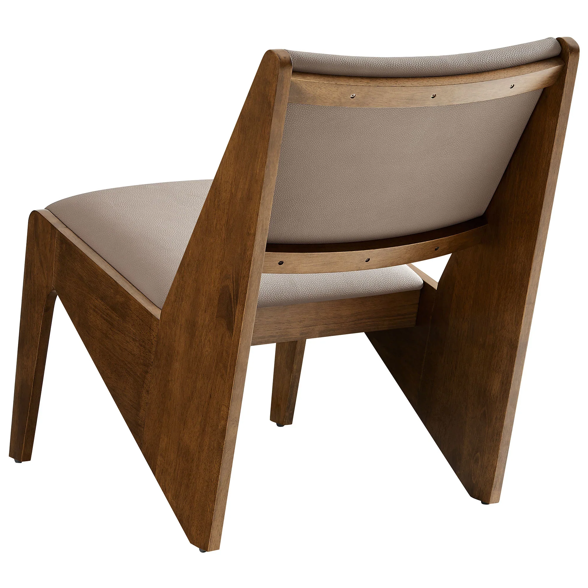 Rylina Vegan Leather Accent Chairs Set of 2 - Image 4
