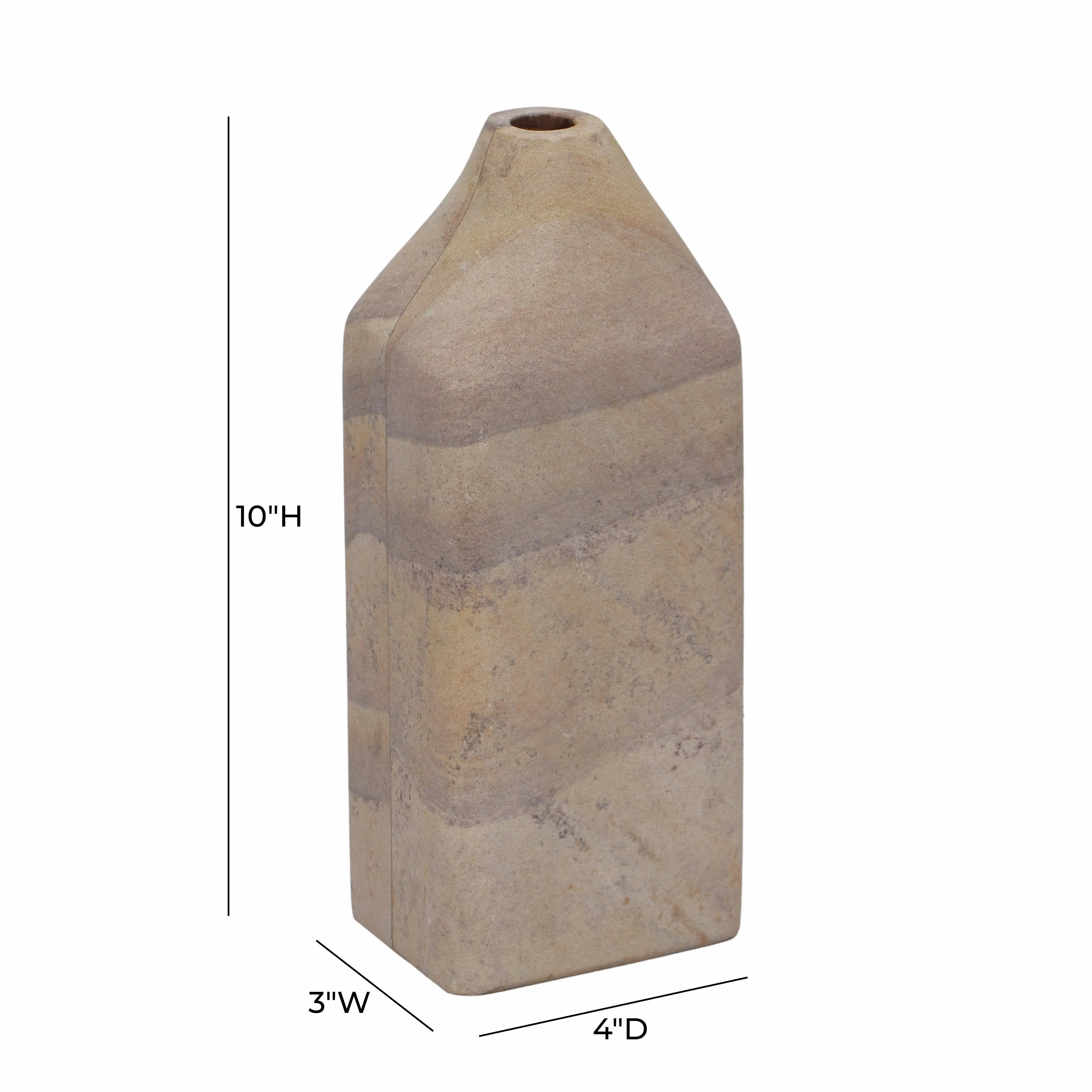 Saava Sandstone Straight Vase - Image 4