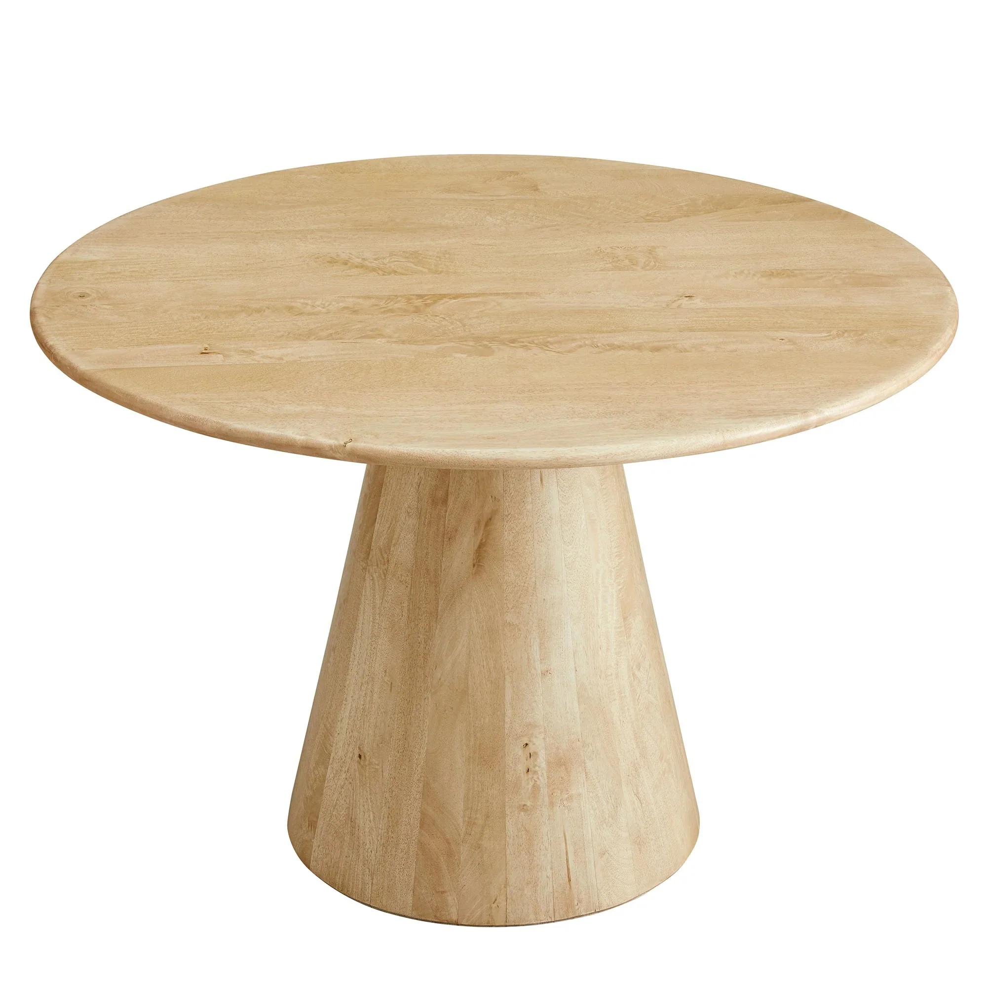 Sabelle 47" Round Wood Dining Table in Natural - Image 4