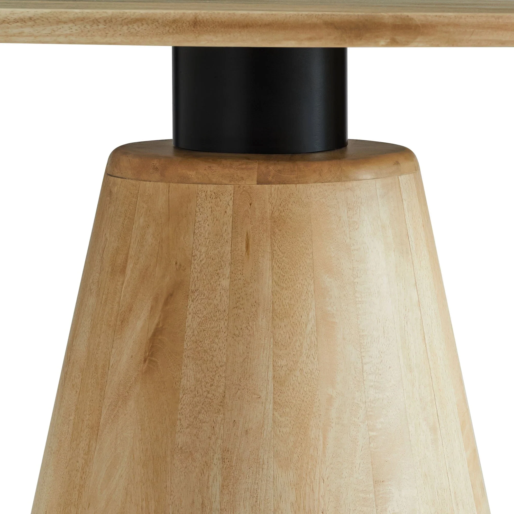 Sabelle 47" Round Wood Dining Table in Natural - Image 6