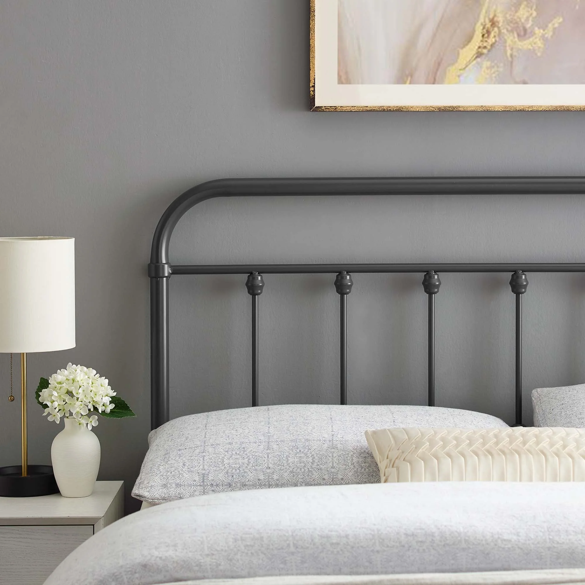 Sage Metal Headboard - Image 15
