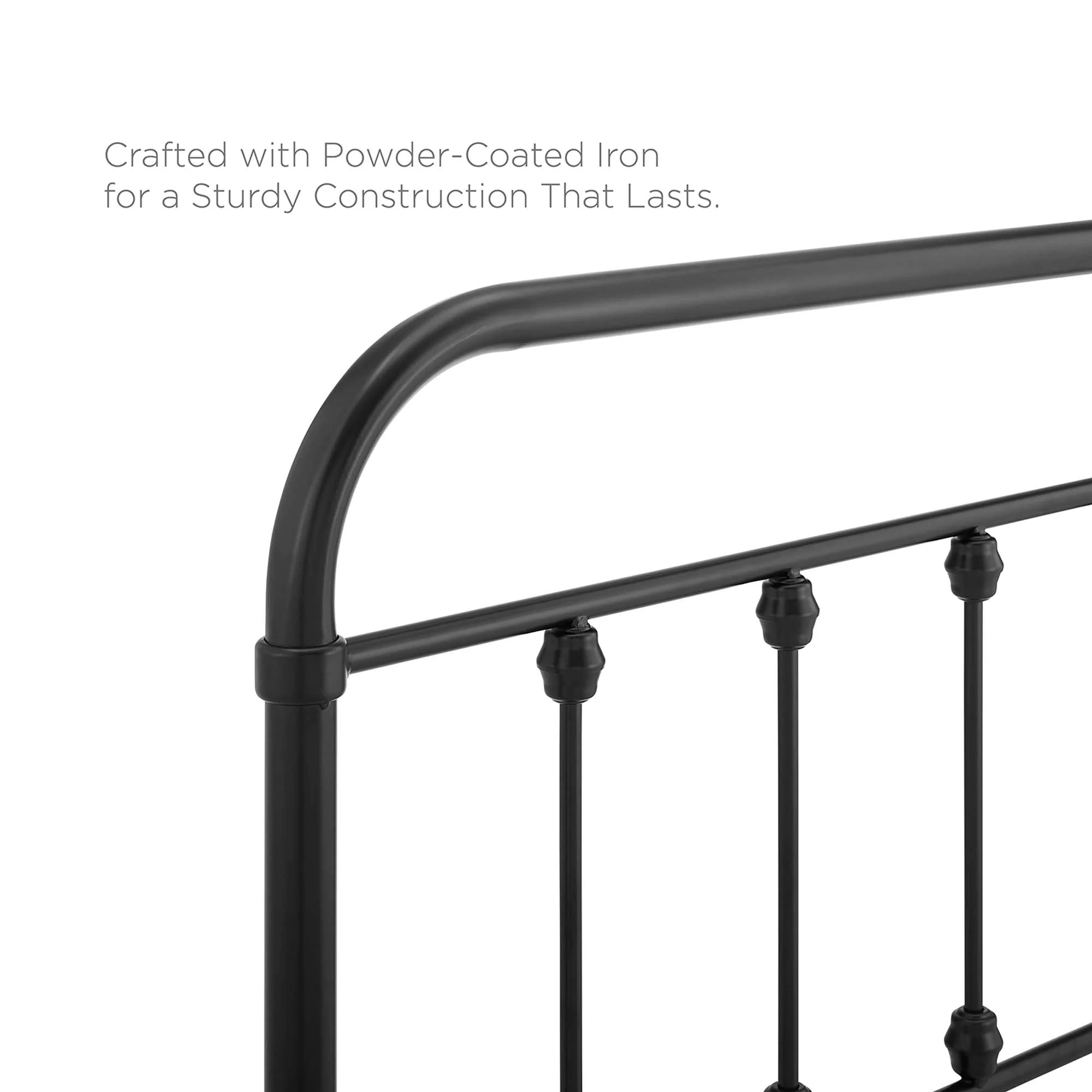 Sage Metal Headboard - Image 4