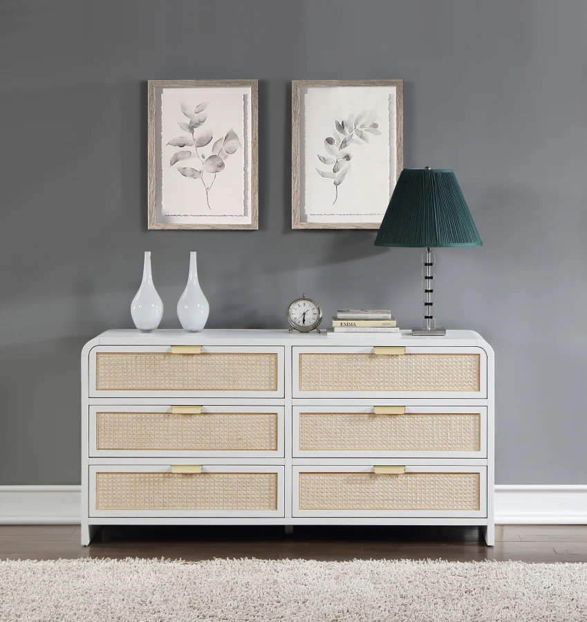 Sage Wood Dresser - Image 2