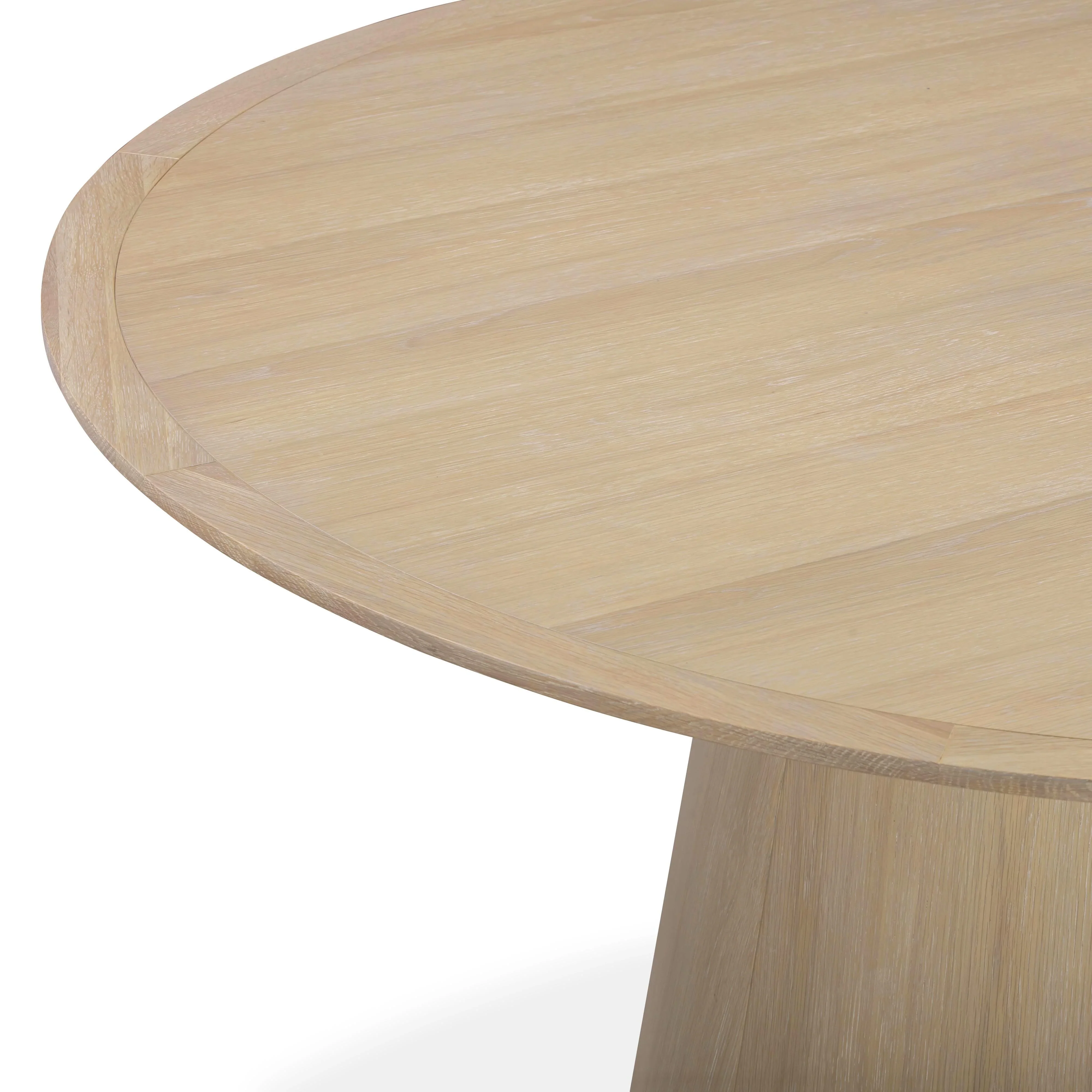 Sahara Round Oak Dining Table (41"-60") - Image 11