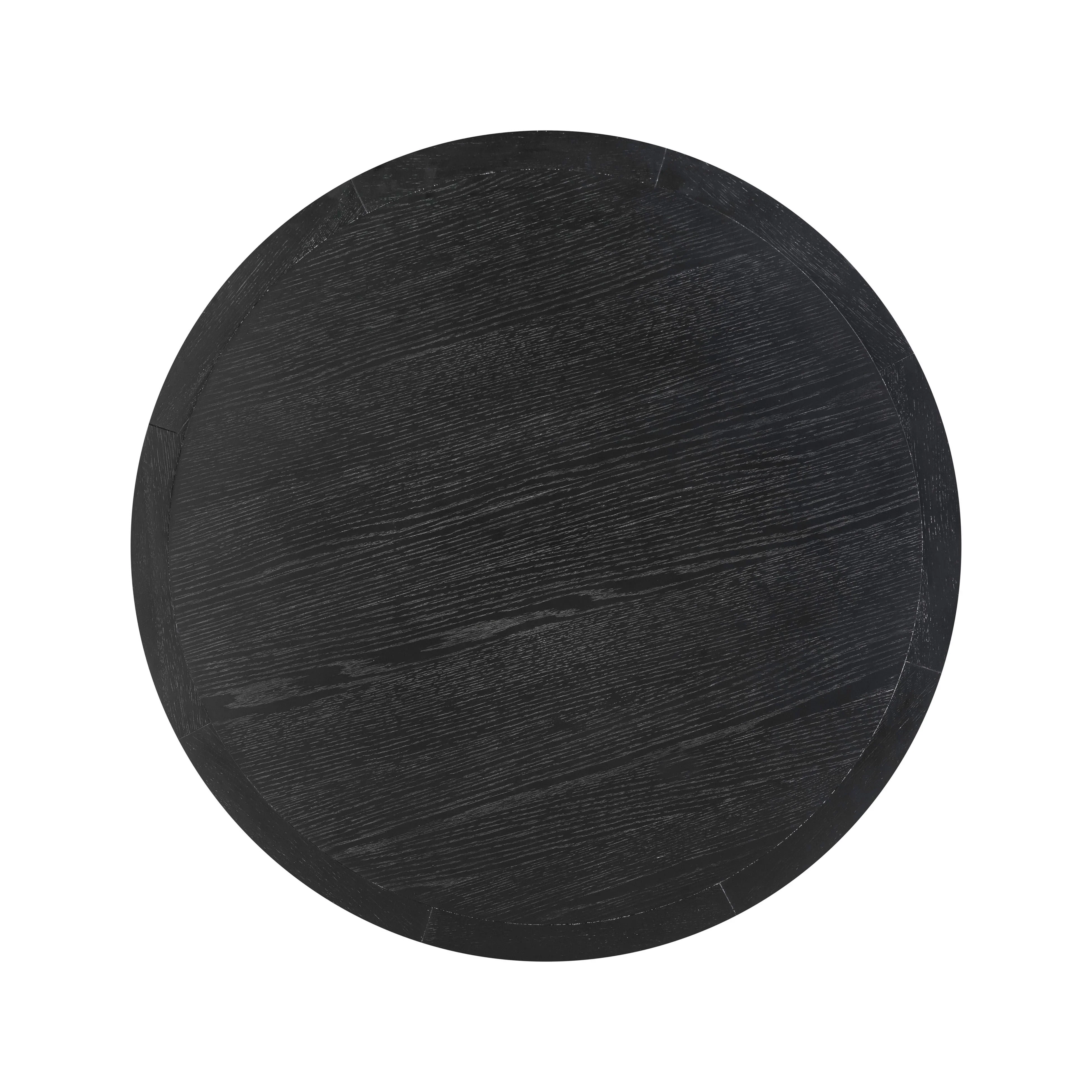 Sahara Round Oak Dining Table (41"-60") - Image 17