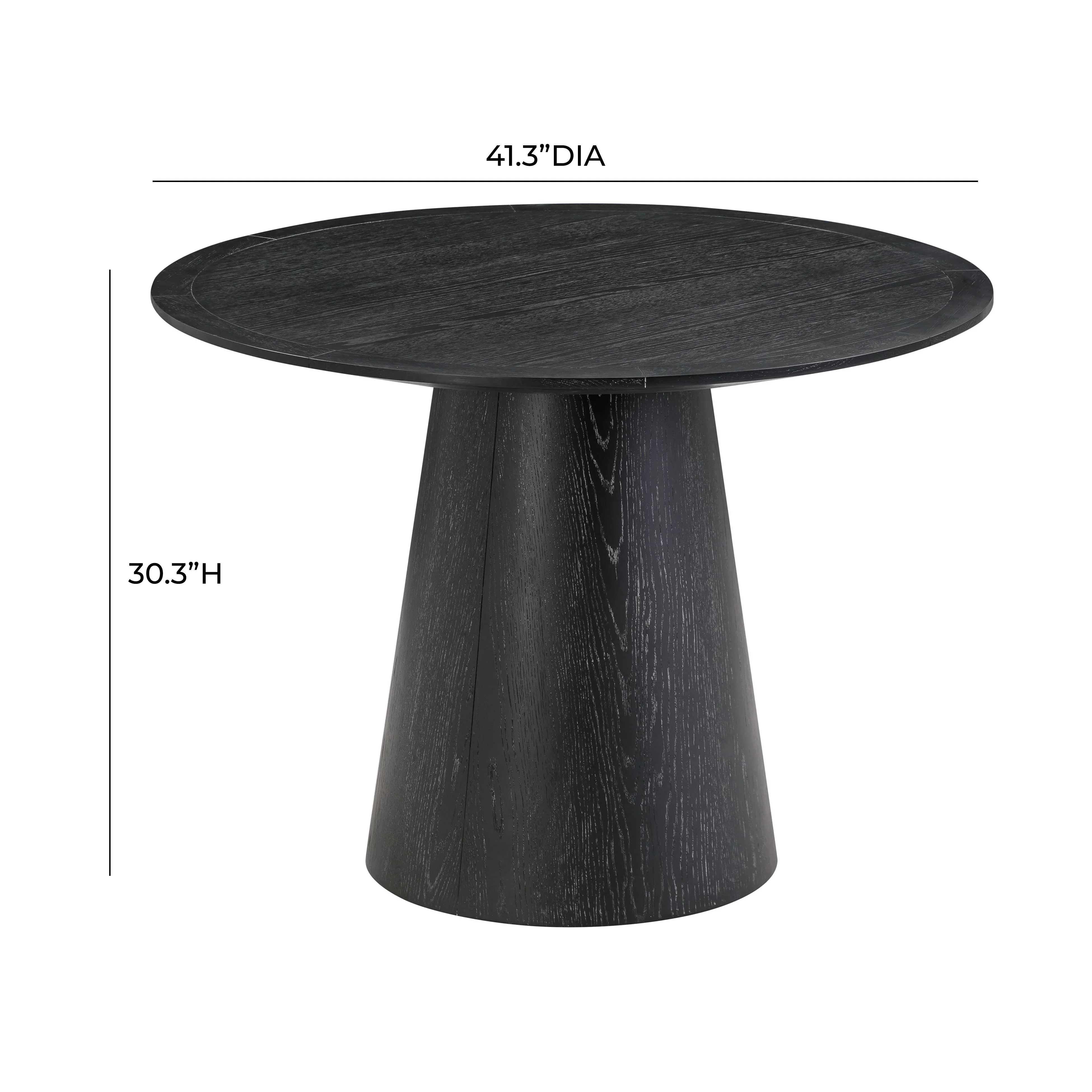 Sahara Round Oak Dining Table (41"-60") - Image 19
