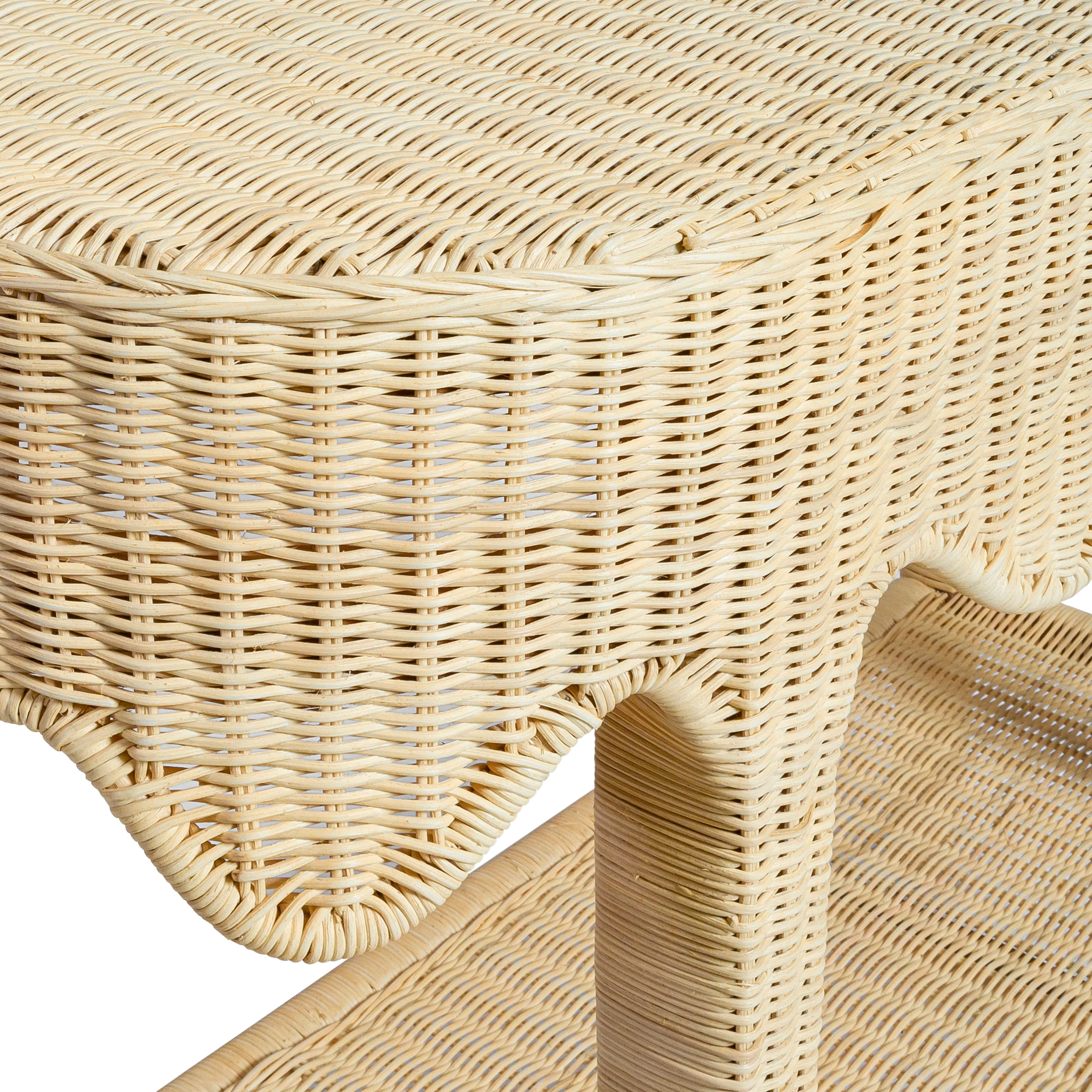 Sally 41" Natural Rattan Console Table - Image 5