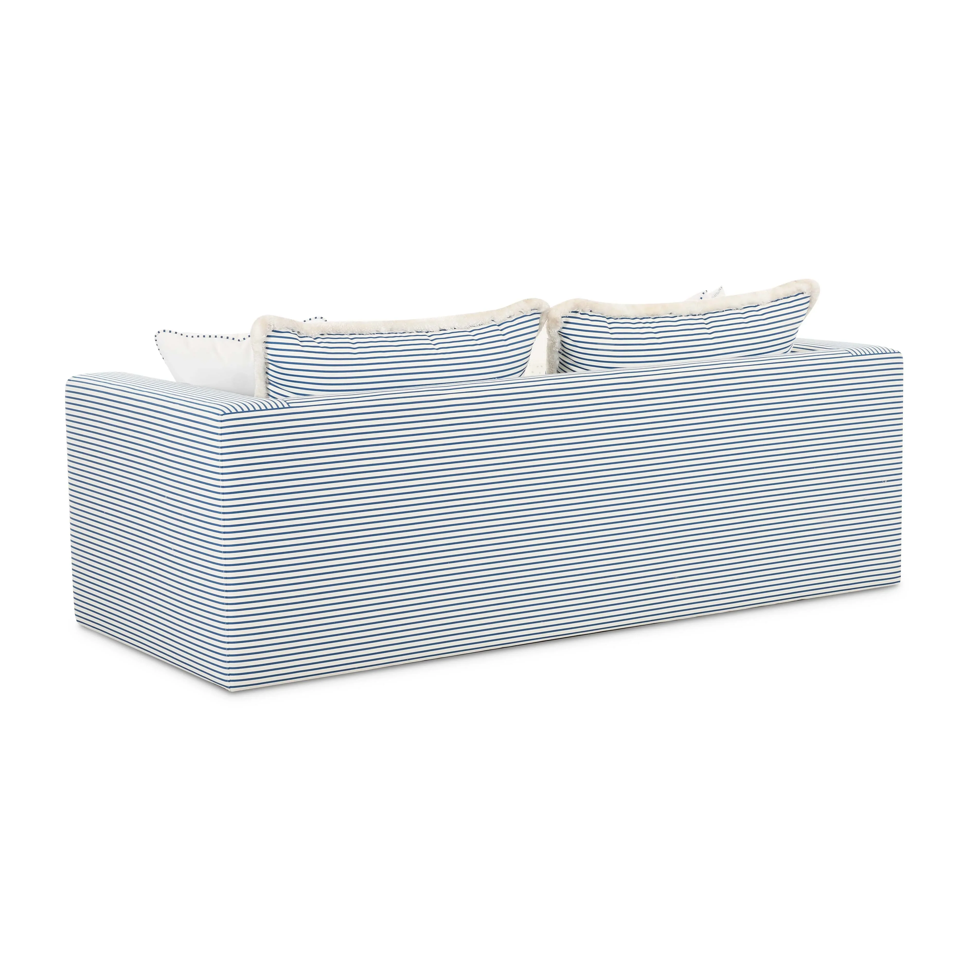 Salty 84.5" Striped Contract-Grade Indoor/Outdoor Sofa - Image 11