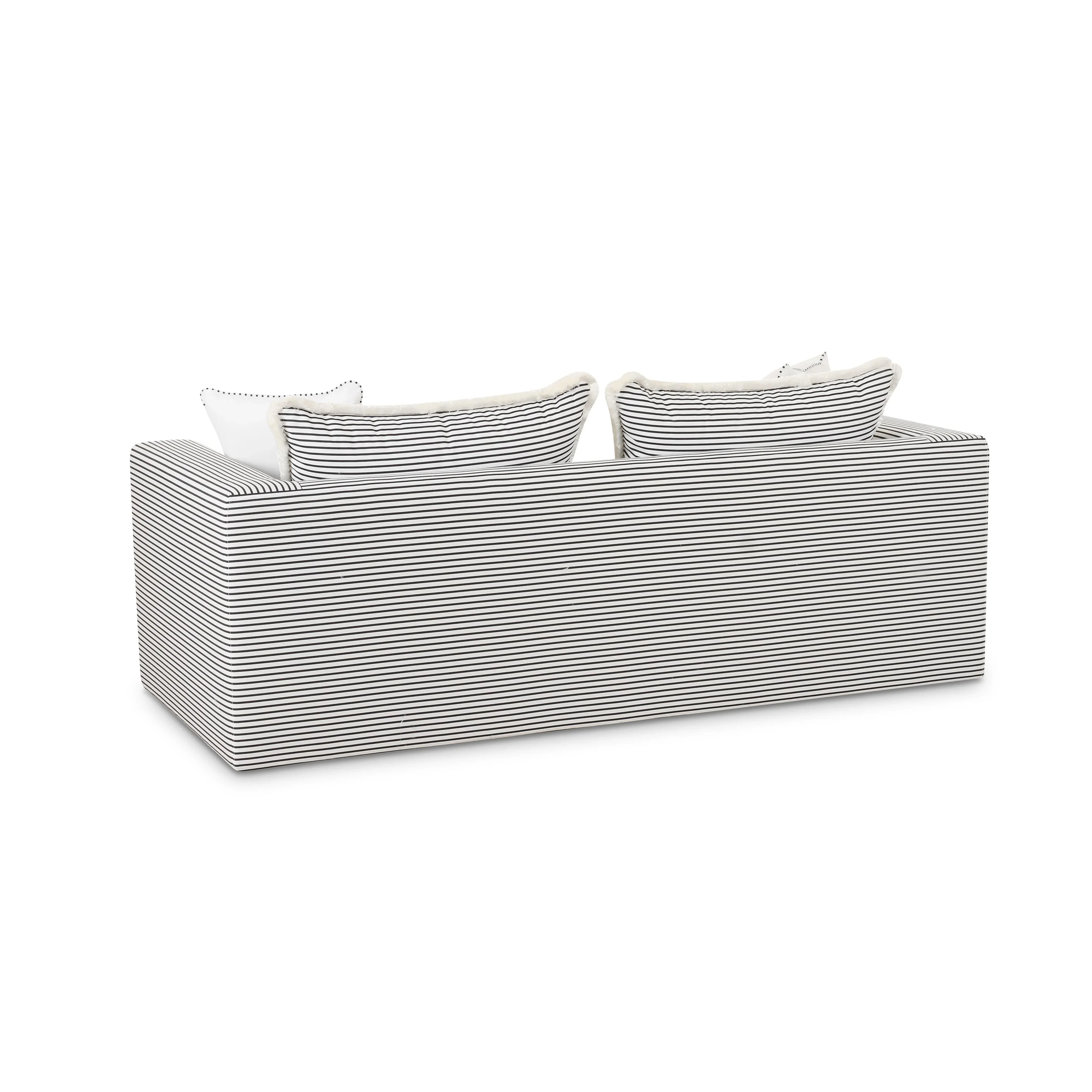Salty 84.5" Striped Contract-Grade Indoor/Outdoor Sofa - Image 18
