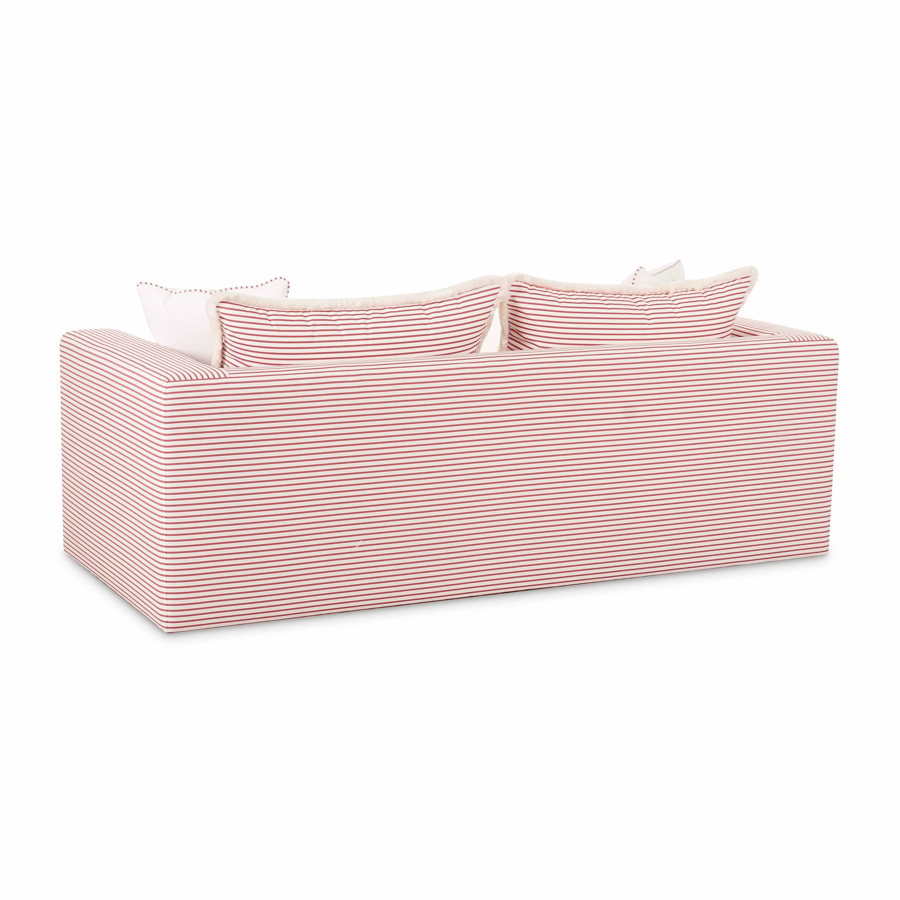 Salty 84.5" Striped Contract-Grade Indoor/Outdoor Sofa - Image 4