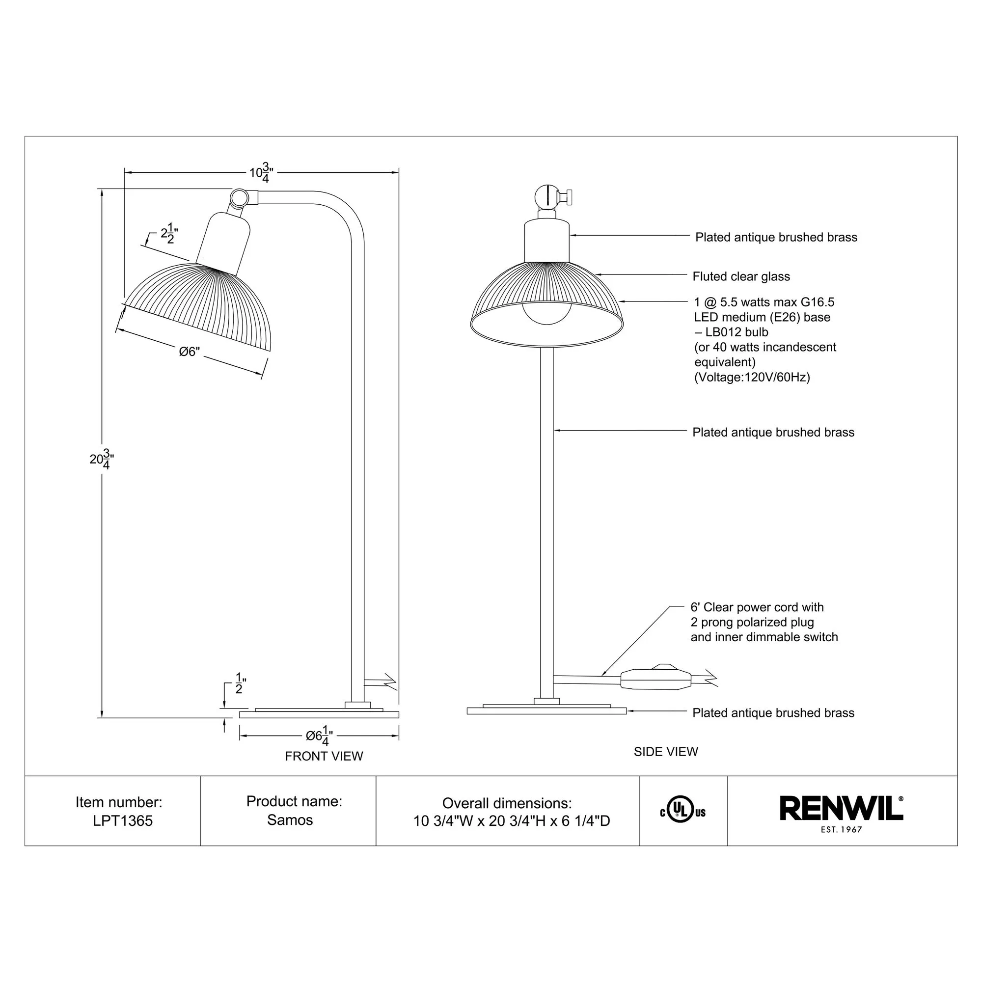 Samos Table Lamp - Image 6
