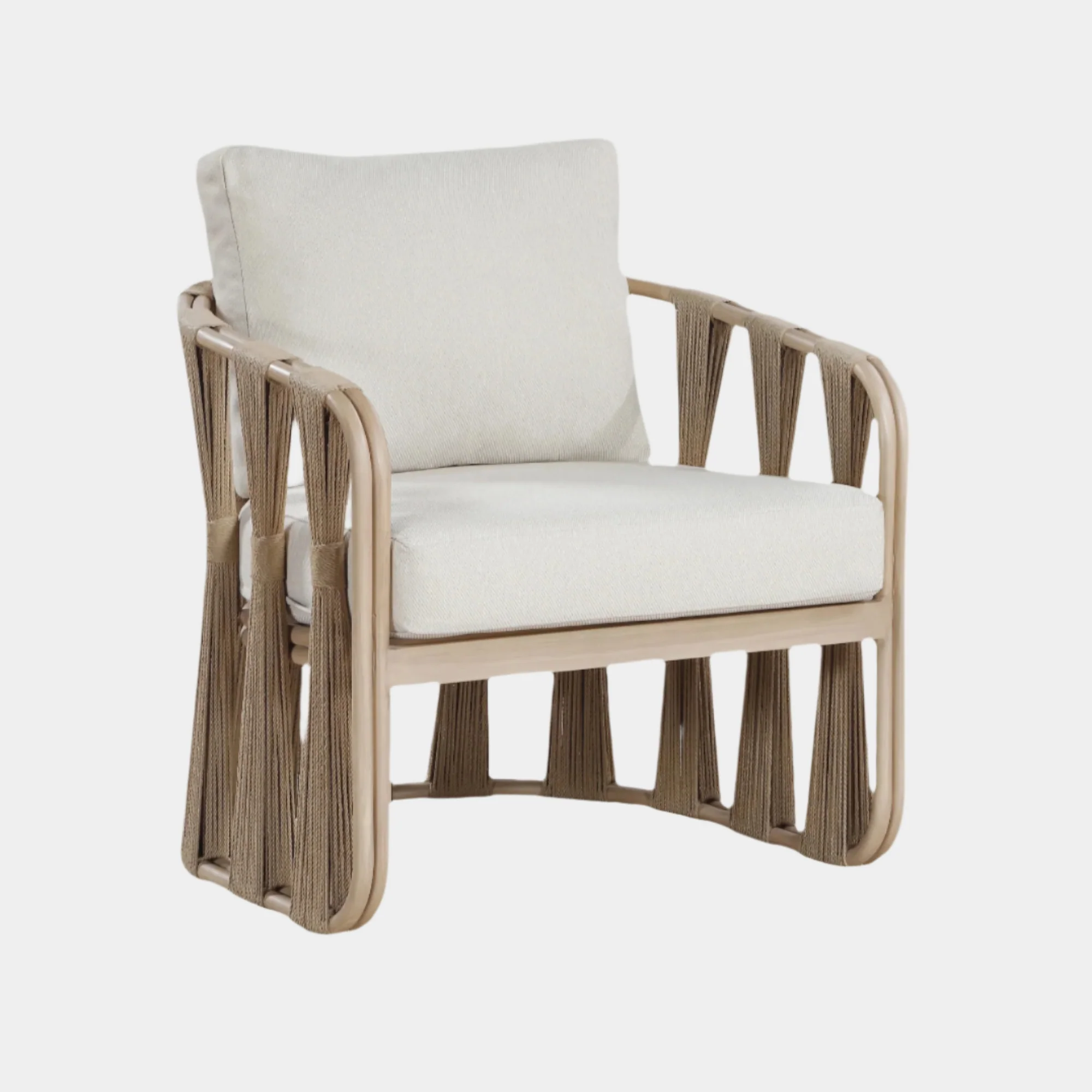 San Pietro Resilient Waterproof Fabric Upholstered Outdoor Patio Chair - Image 10