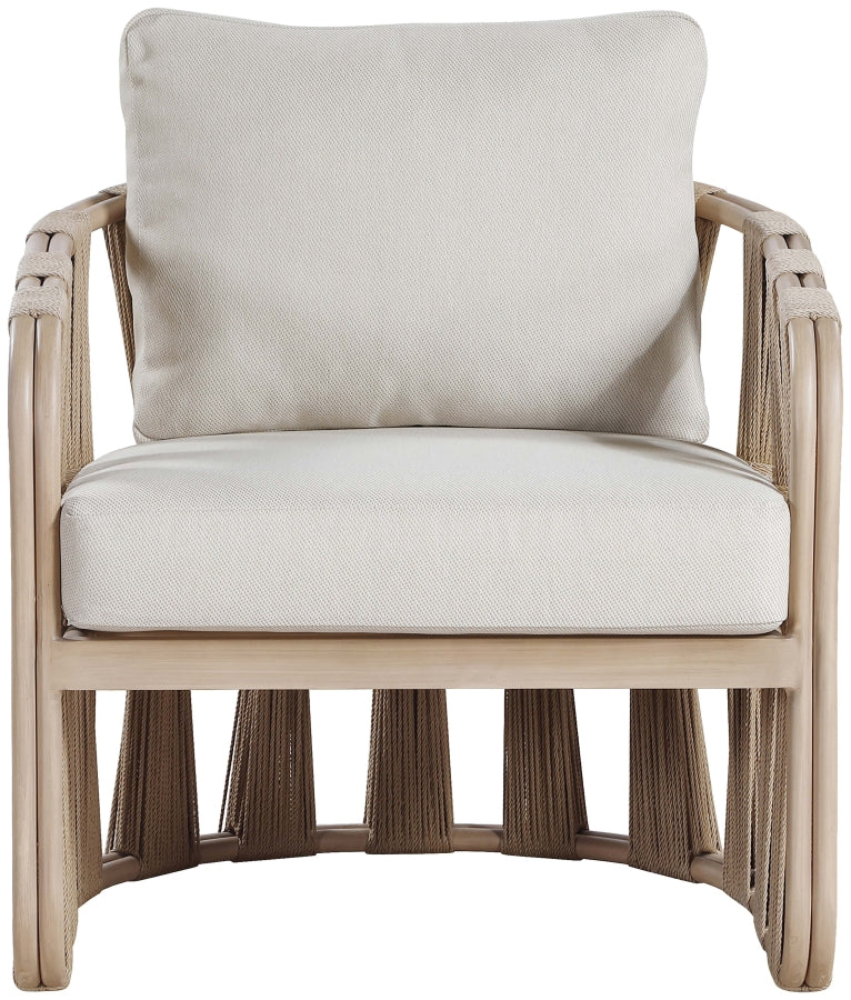 San Pietro Resilient Waterproof Fabric Upholstered Outdoor Patio Chair - Image 12