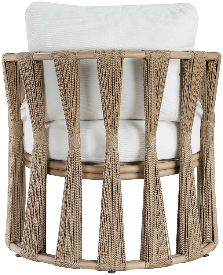 San Pietro Resilient Waterproof Fabric Upholstered Outdoor Patio Chair - Image 5
