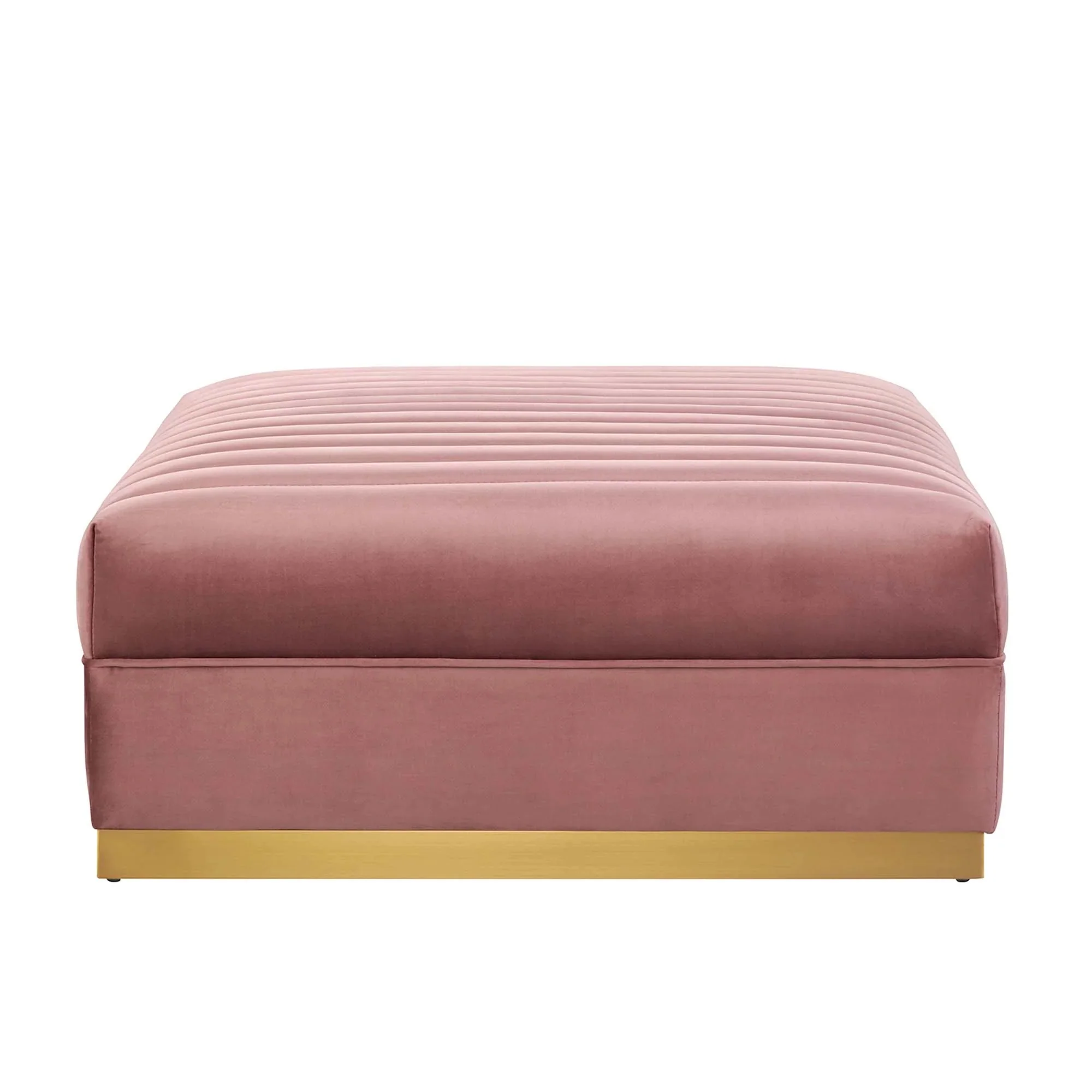 Sanguine 4-Piece Channel Tufted Performance Velvet Modular Sectional Sofa - Image 12