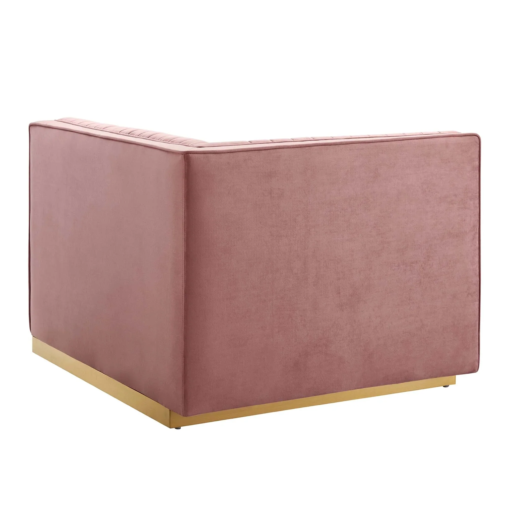 Sanguine Channel Tufted Performance Velvet 4-Seat Modular Sectional Sofa - Image 10