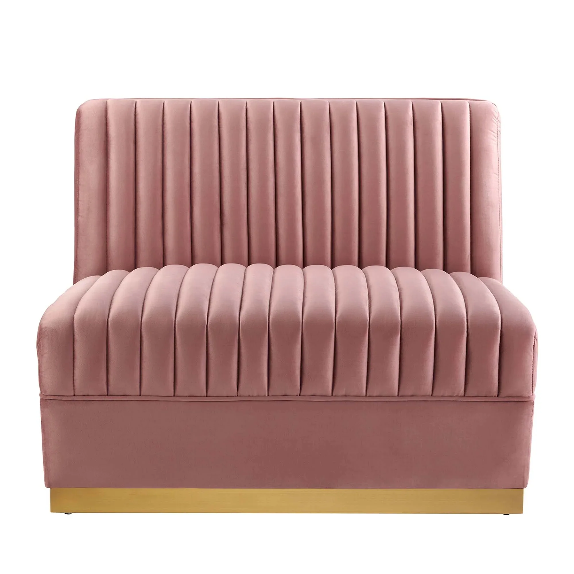 Sanguine Channel Tufted Performance Velvet 4-Seat Modular Sectional Sofa - Image 11