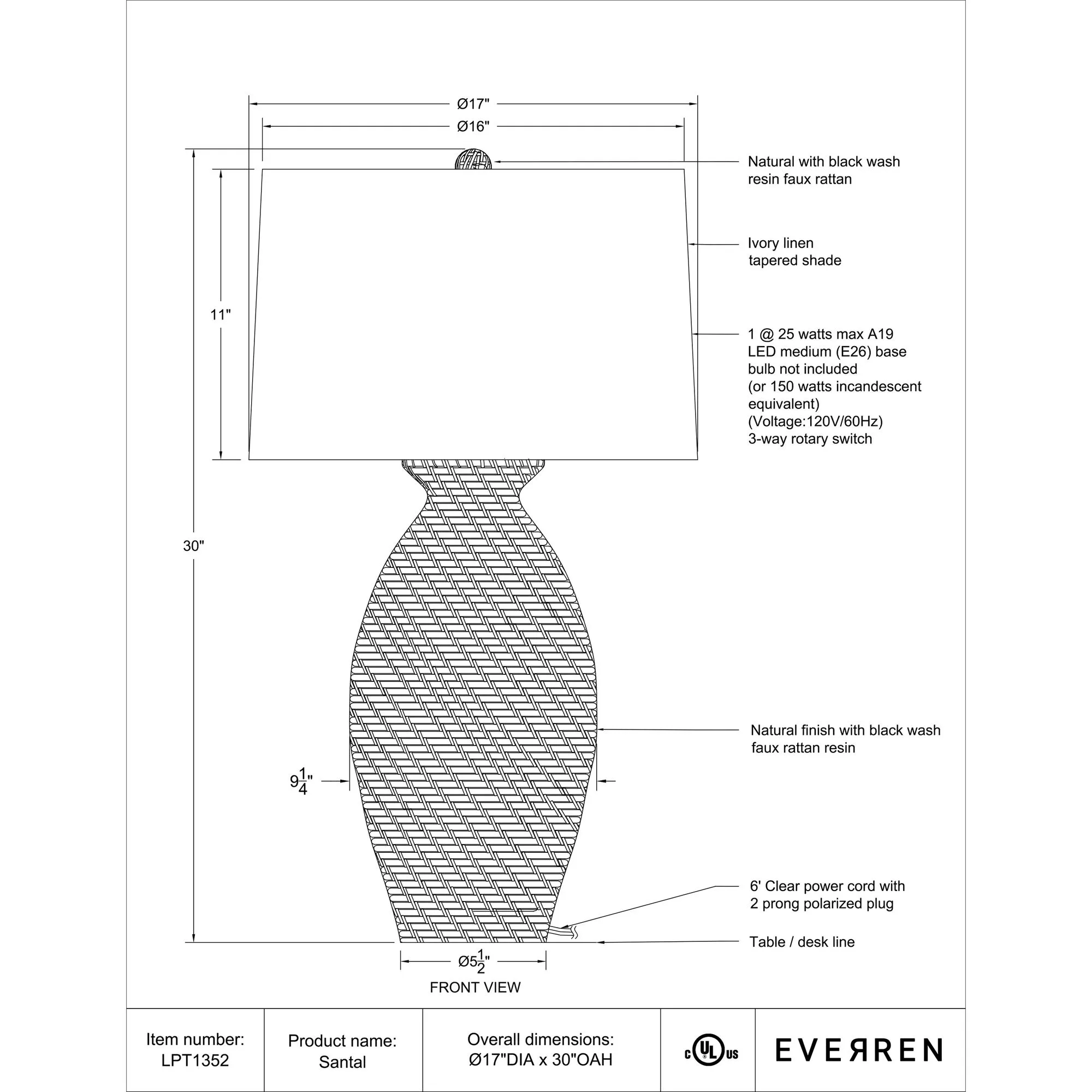Santal Table Lamp - Image 5