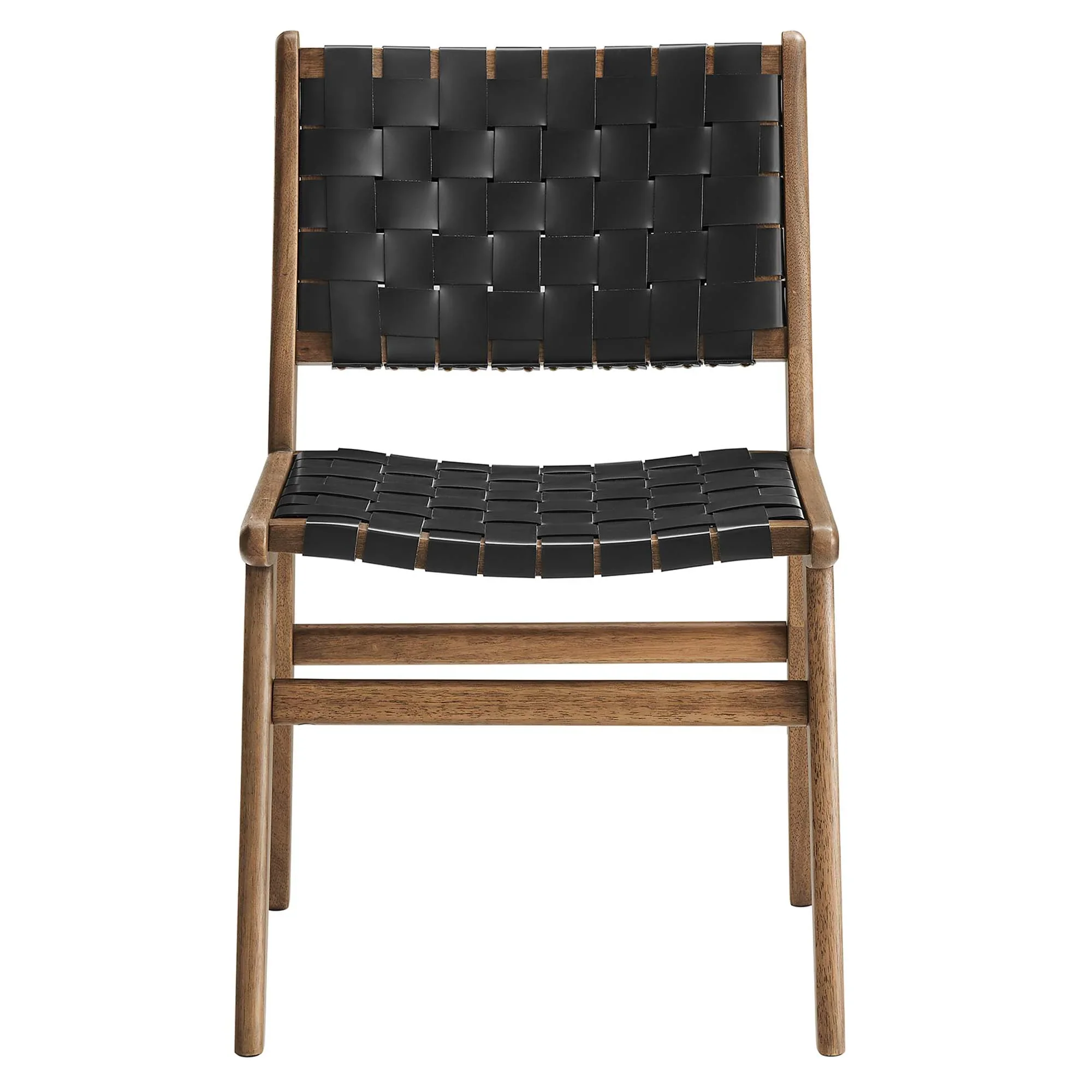 Saoirse Leather Wood Dining Side Chair Set of 2 - Image 18