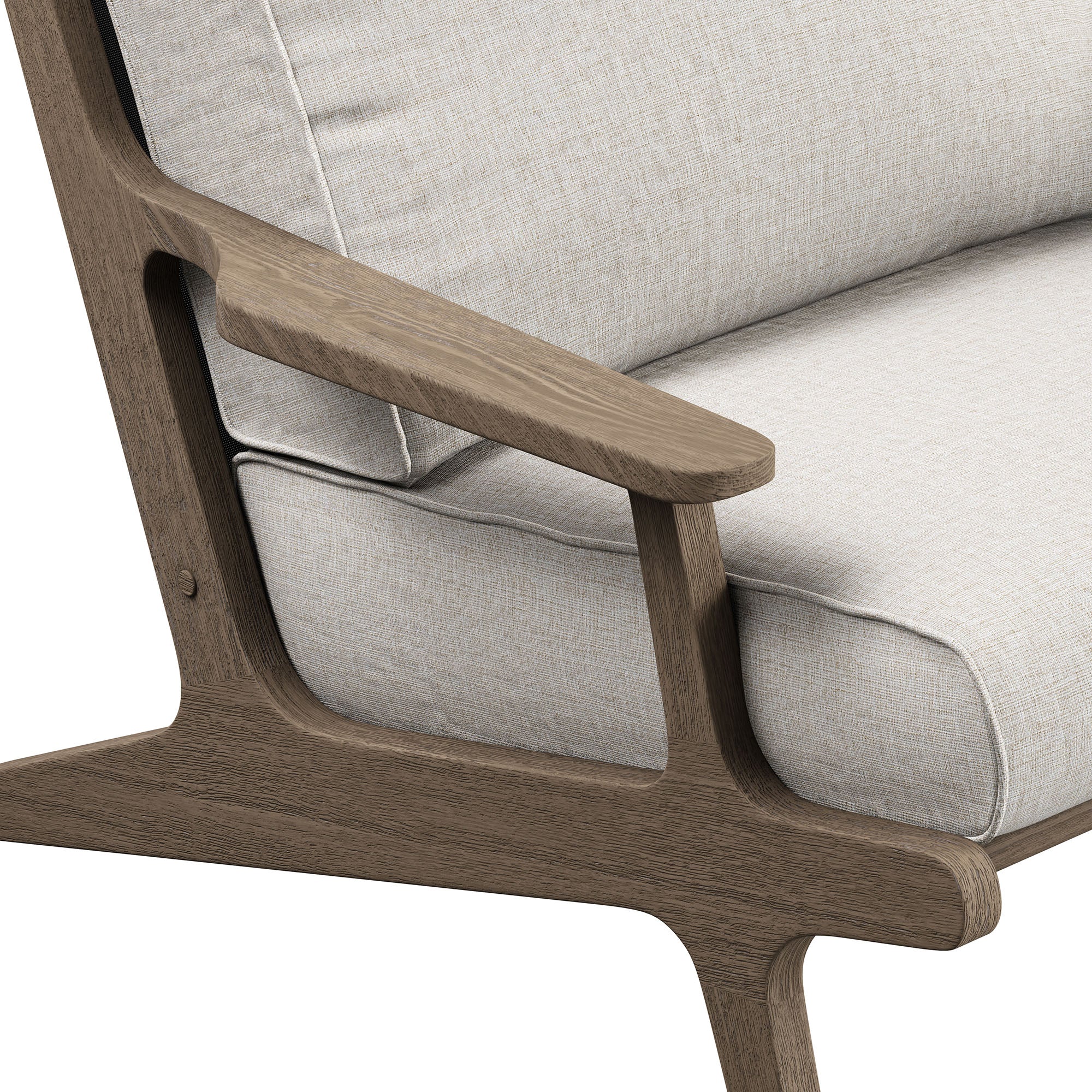Saratoga 3-Piece Outdoor Teak Wood Furniture Set with Lounge Chairs and Side Table - Image 13