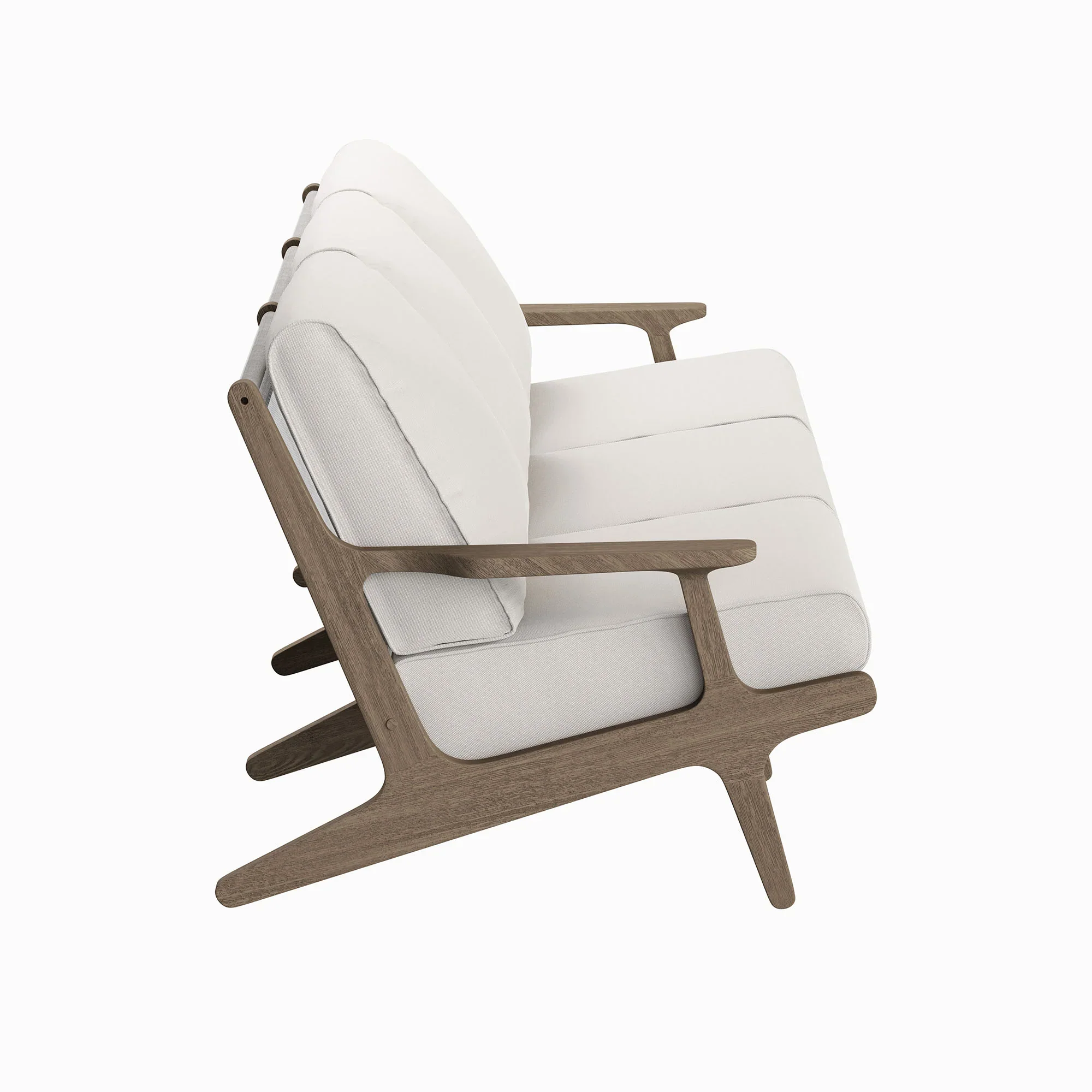 Saratoga 4-Piece Outdoor Teak Wood Furniture Set - Image 10