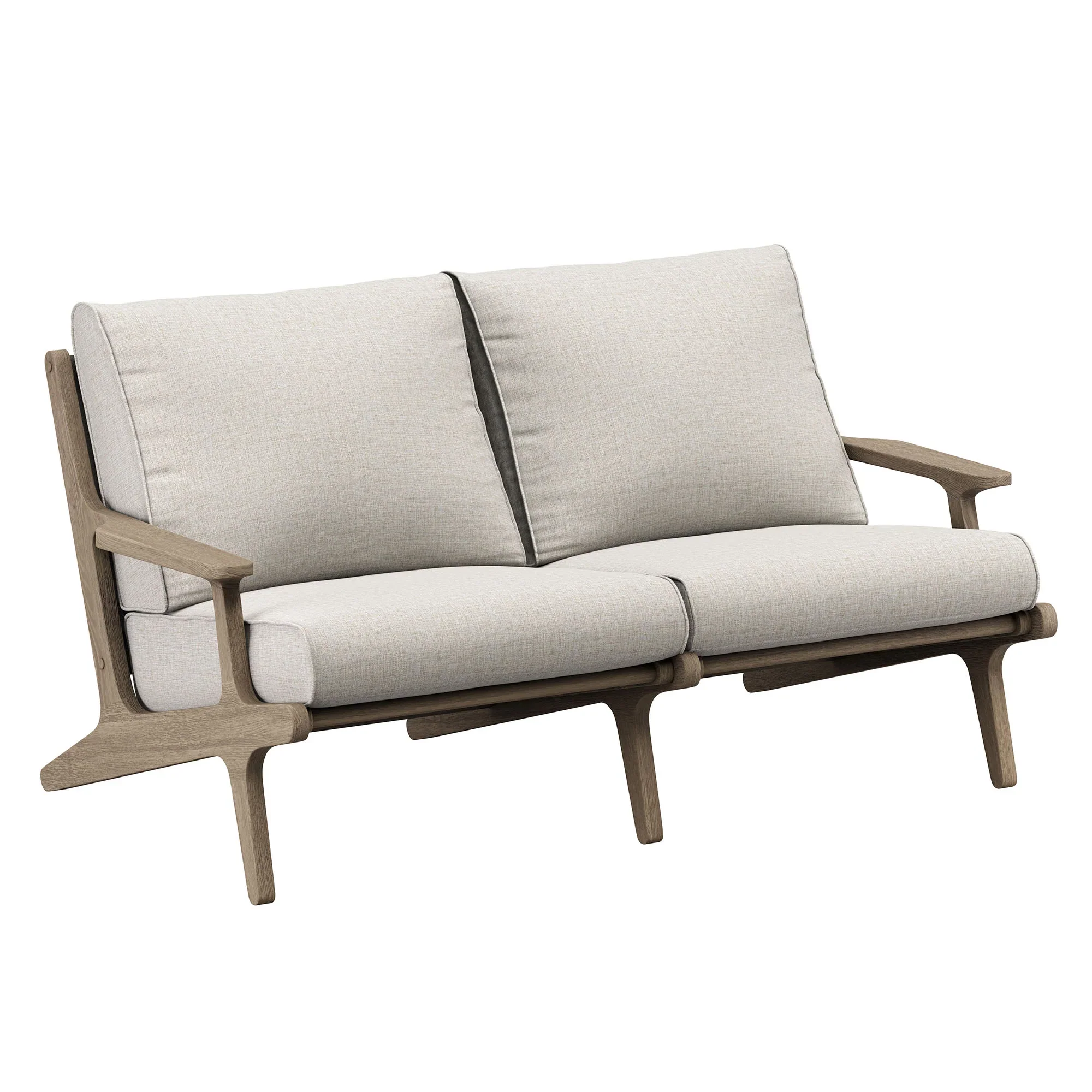 Saratoga 4-Piece Outdoor Teak Wood Furniture Set - Image 16