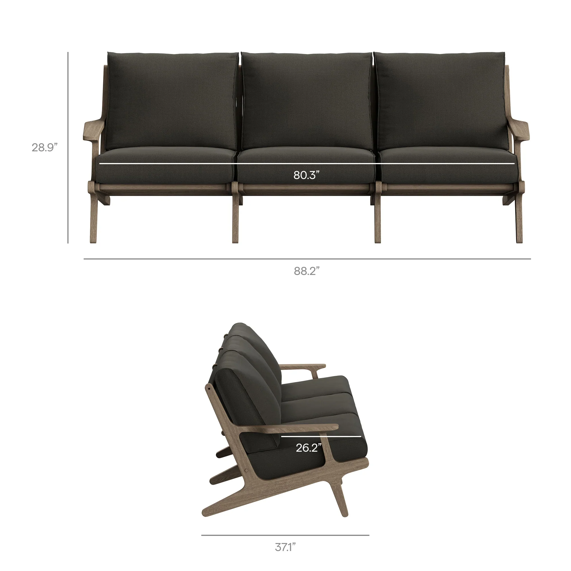 Saratoga 4-Piece Outdoor Teak Wood Furniture Set - Image 34