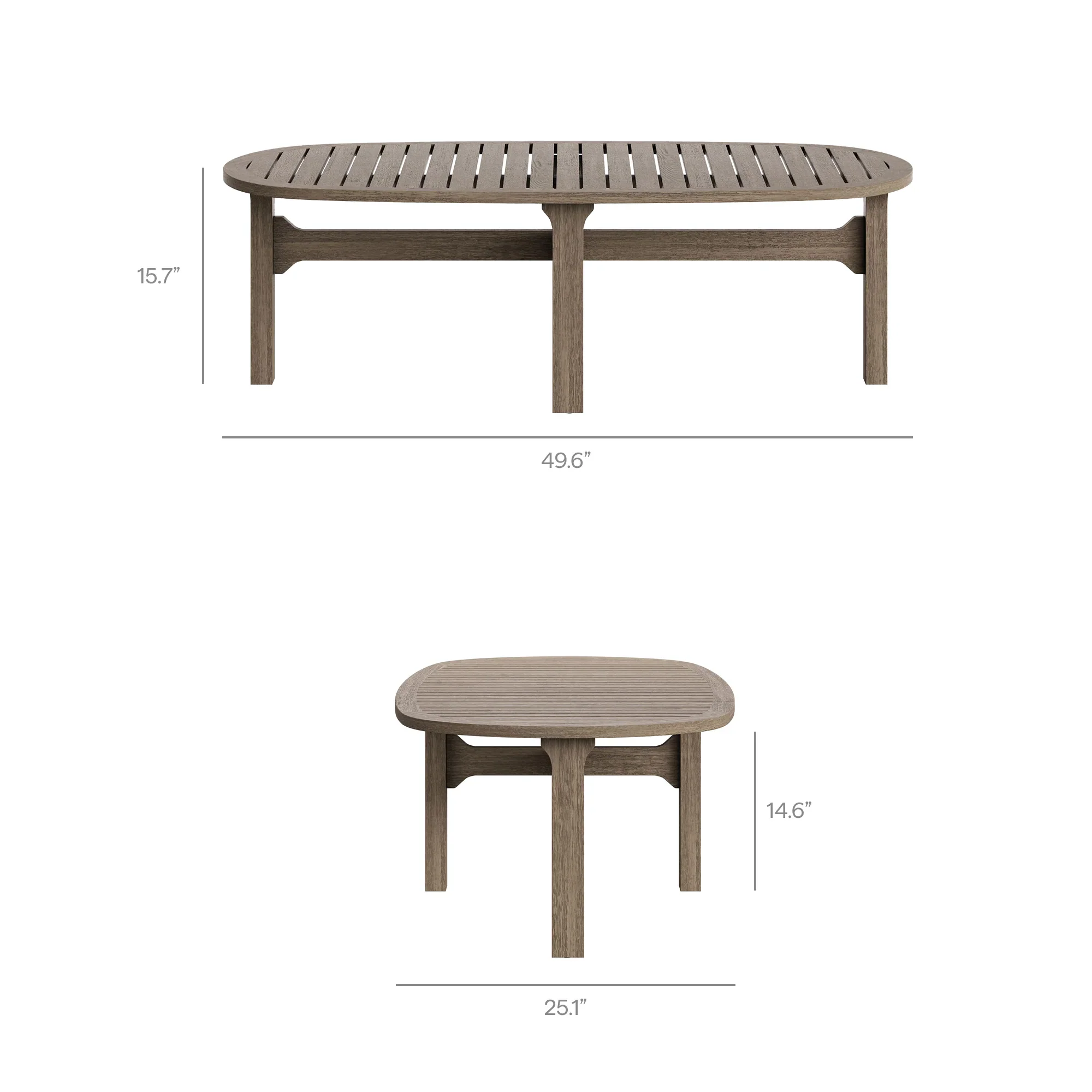 Saratoga 5-Piece Outdoor Teak Wood Furniture Set - Image 7