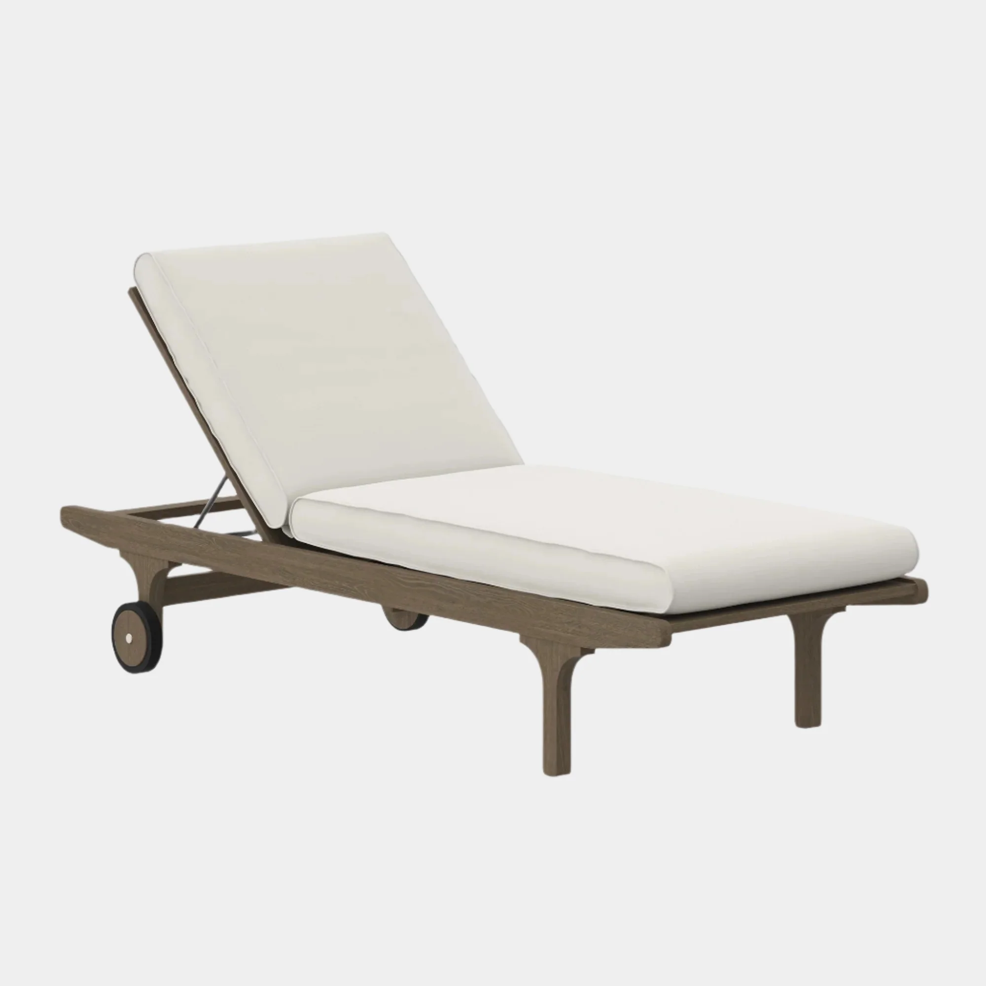 Saratoga Outdoor Teak Chaise Lounge Chair