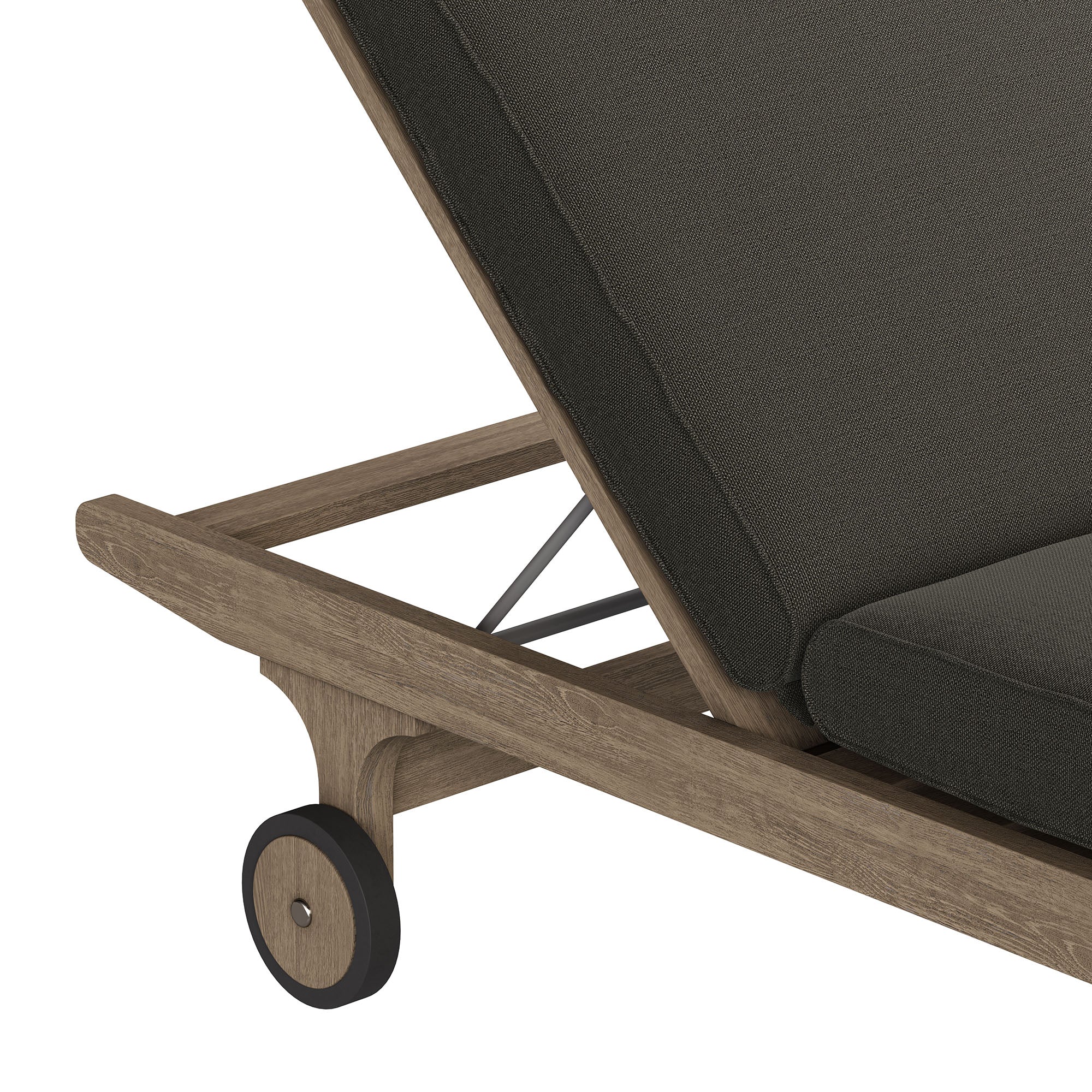 Saratoga Outdoor Teak Chaise Lounge Chair - Image 26