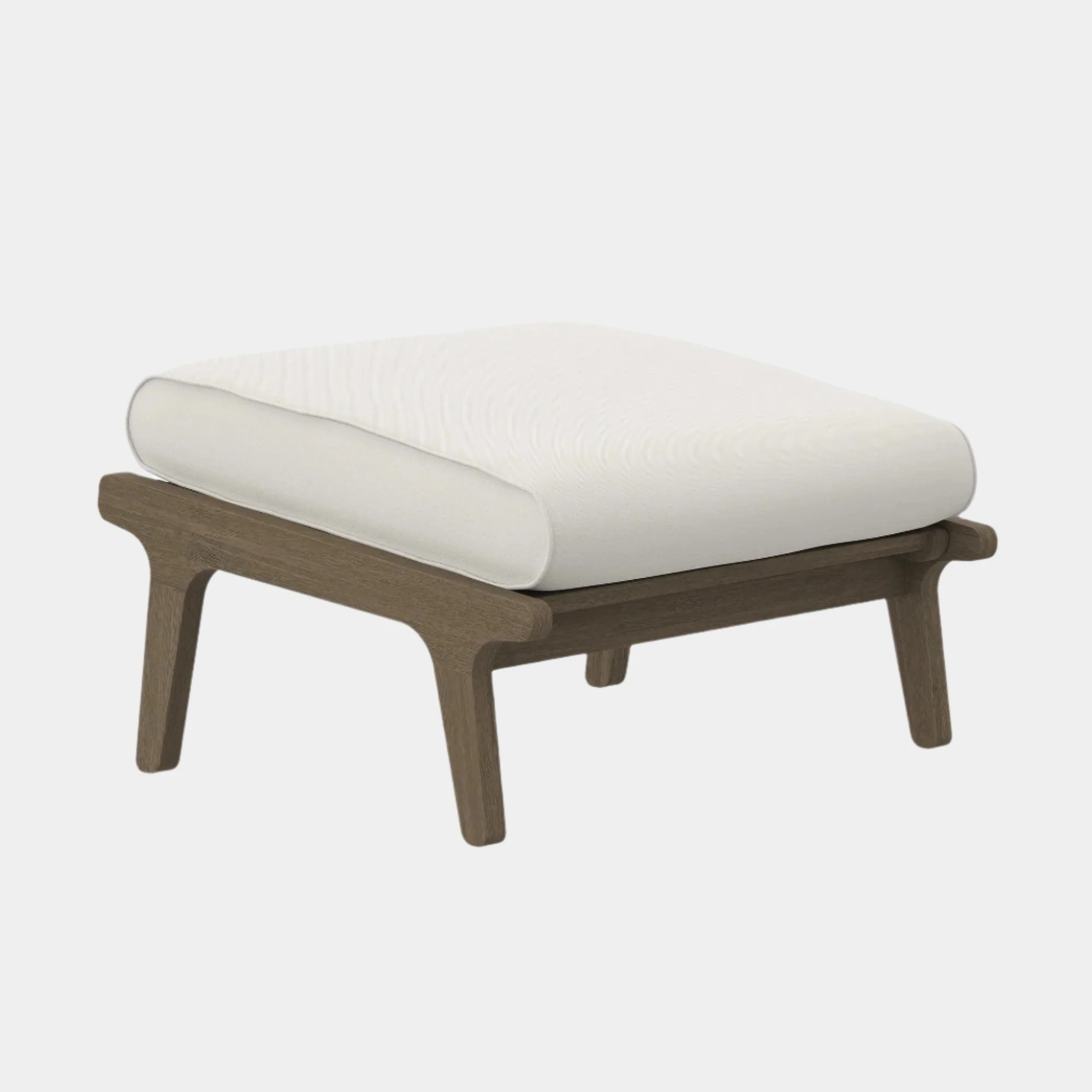 Saratoga Outdoor Teak Ottoman