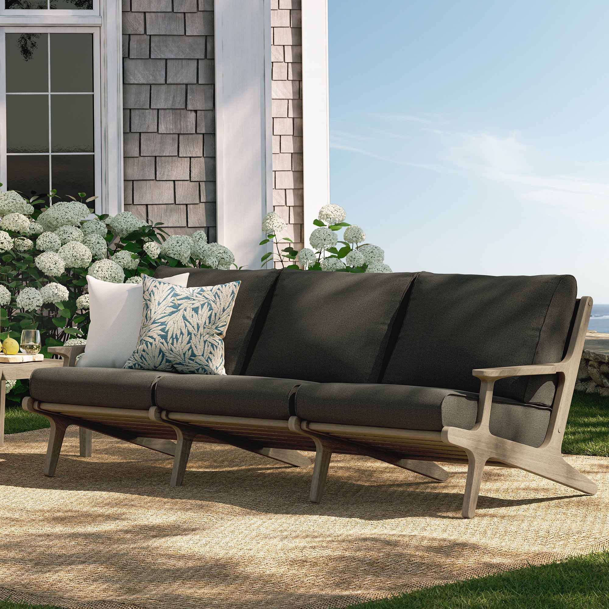 Saratoga Outdoor Teak Sofa - Image 20