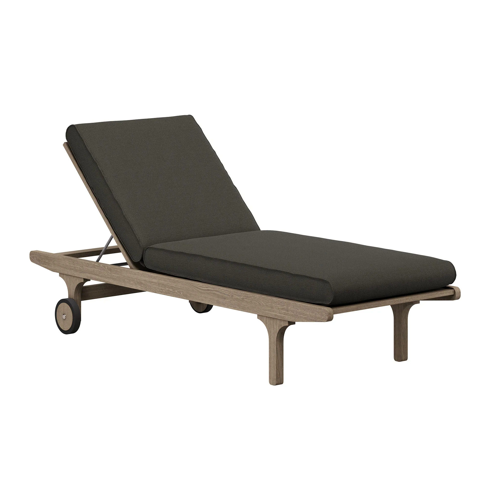 Saratoga Outdoor Teak Wood 3-Piece Chaise Lounge - Image 22