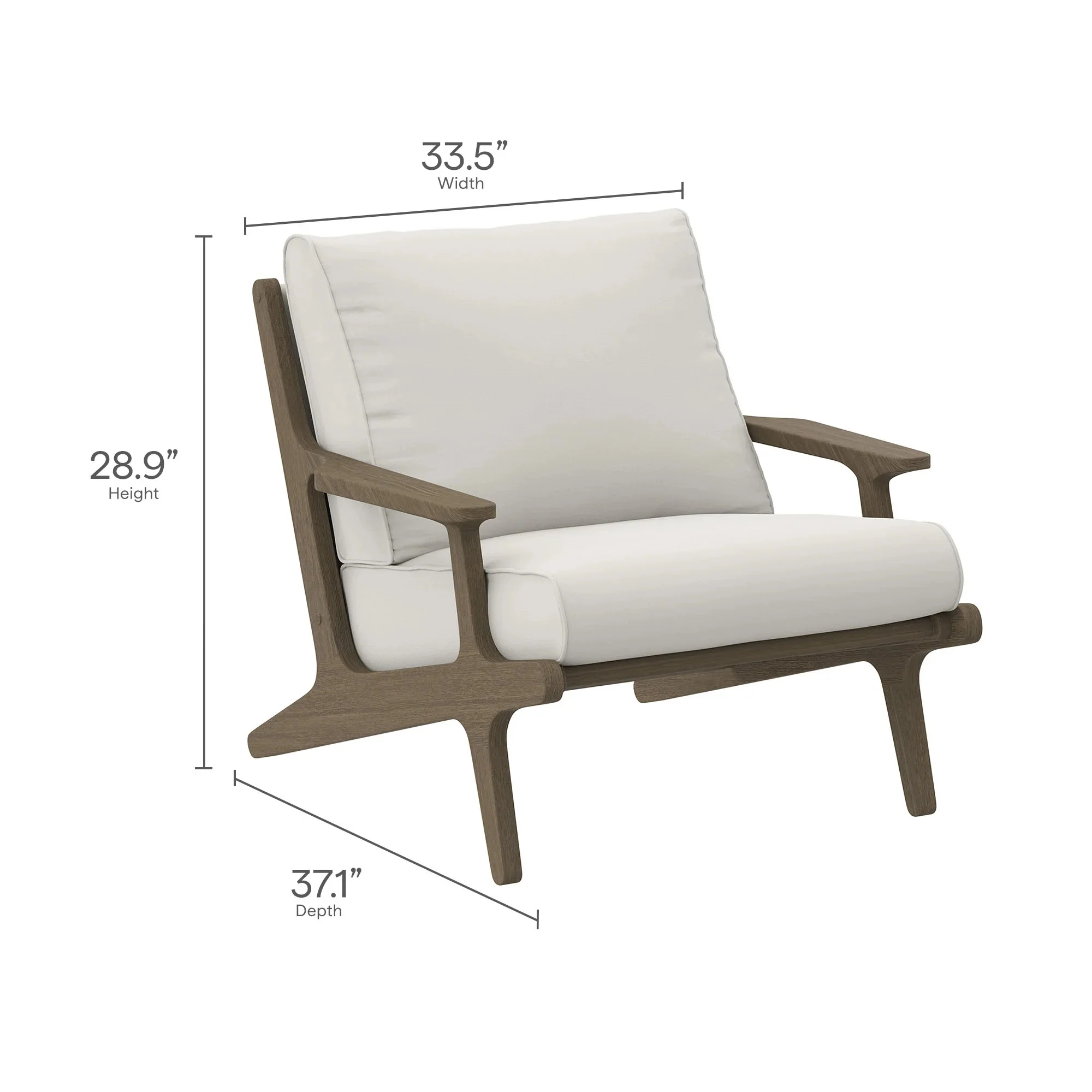 Saratoga Outdoor Patio Teak Wood Armchair - Image 10