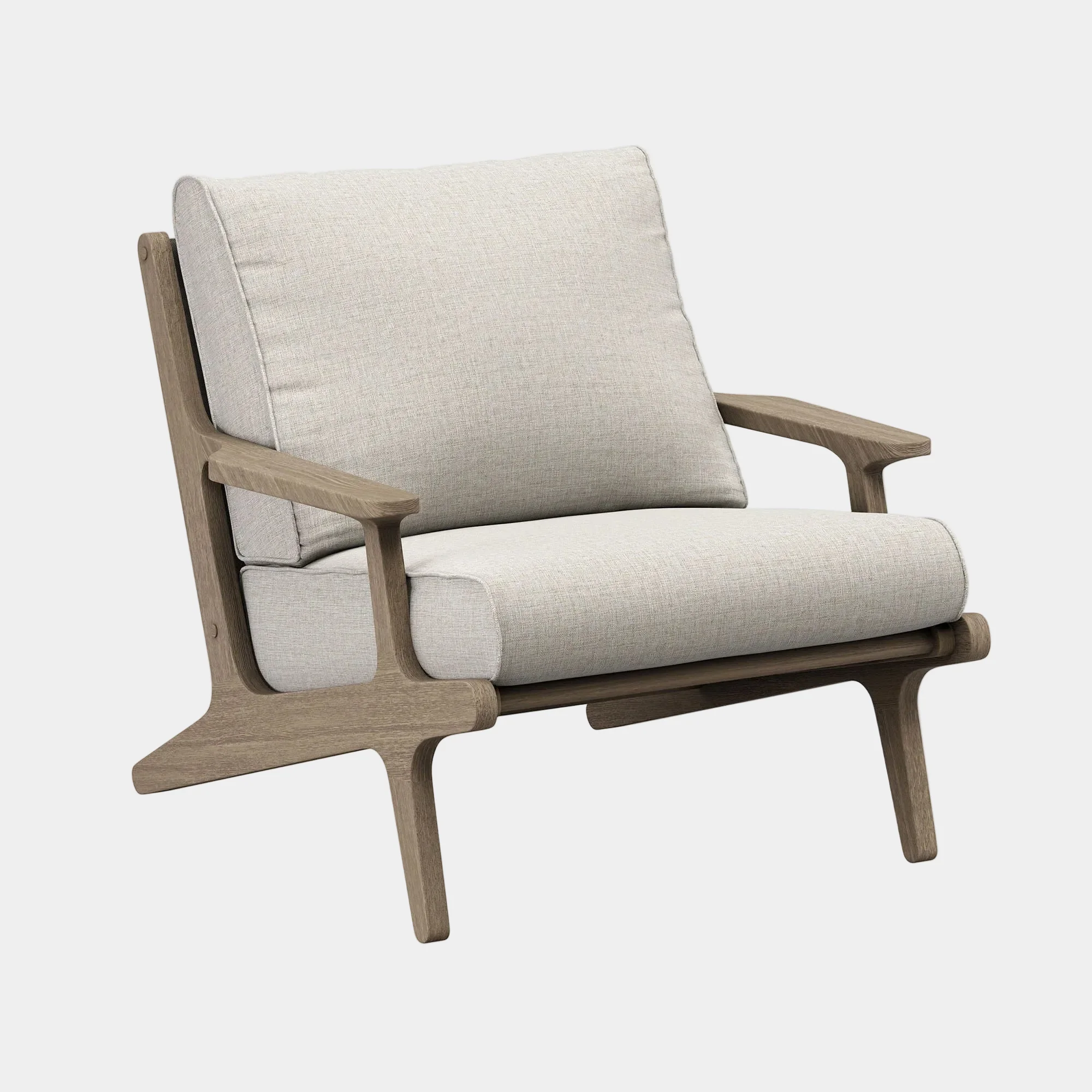 Saratoga Outdoor Patio Teak Wood Armchair - Image 11