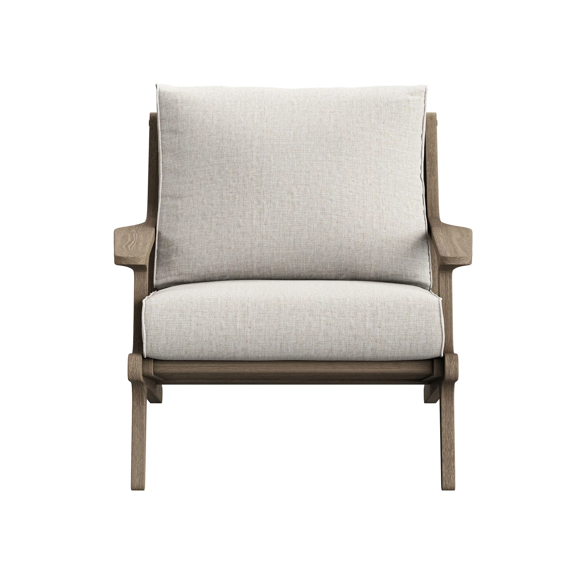 Saratoga Outdoor Patio Teak Wood Armchair - Image 14