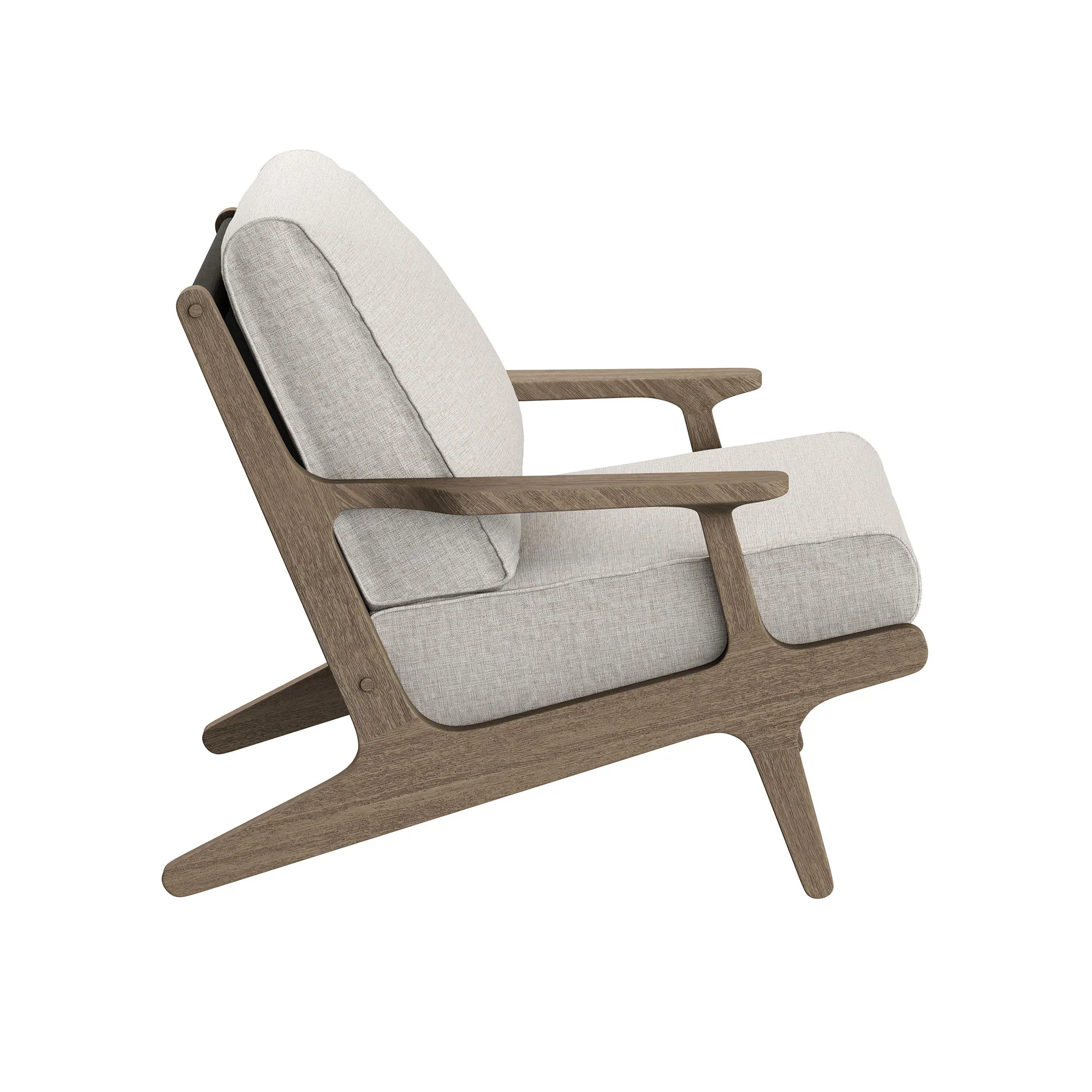 Saratoga Outdoor Patio Teak Wood Armchair - Image 15