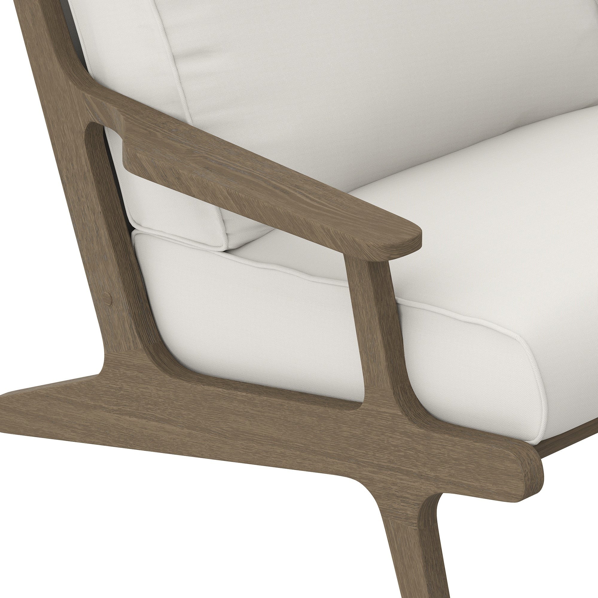 Saratoga Outdoor Patio Teak Wood Armchair - Image 8